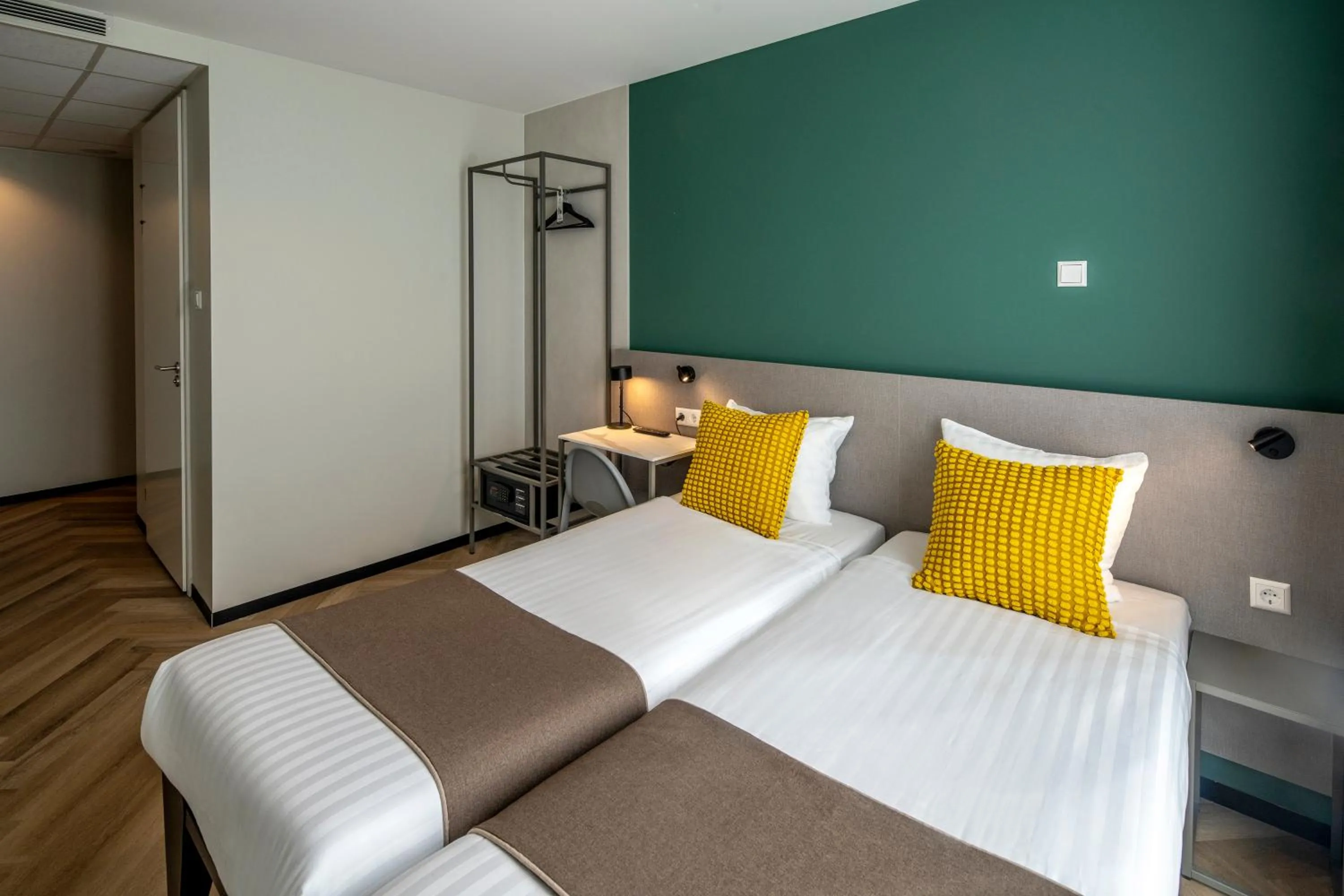 Bed in Hotel Fogo Amsterdam