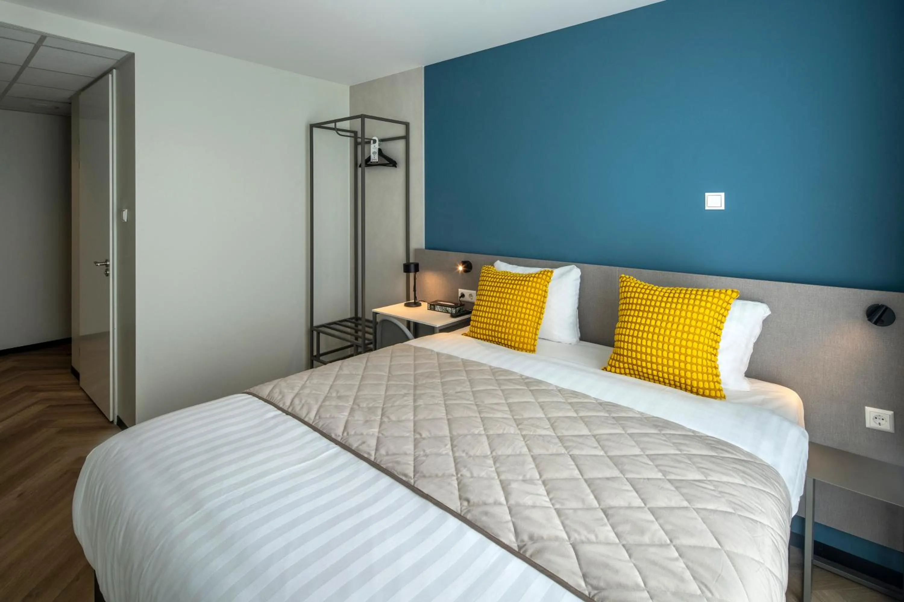 Bed in Hotel Fogo Amsterdam