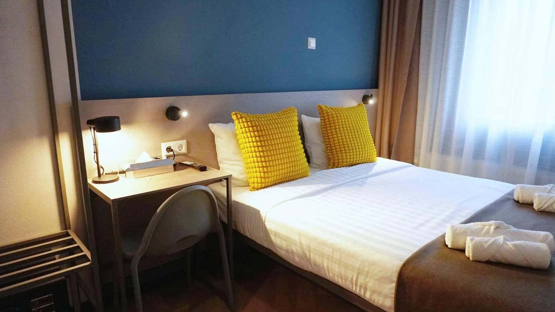 Bed in Hotel Fogo Amsterdam