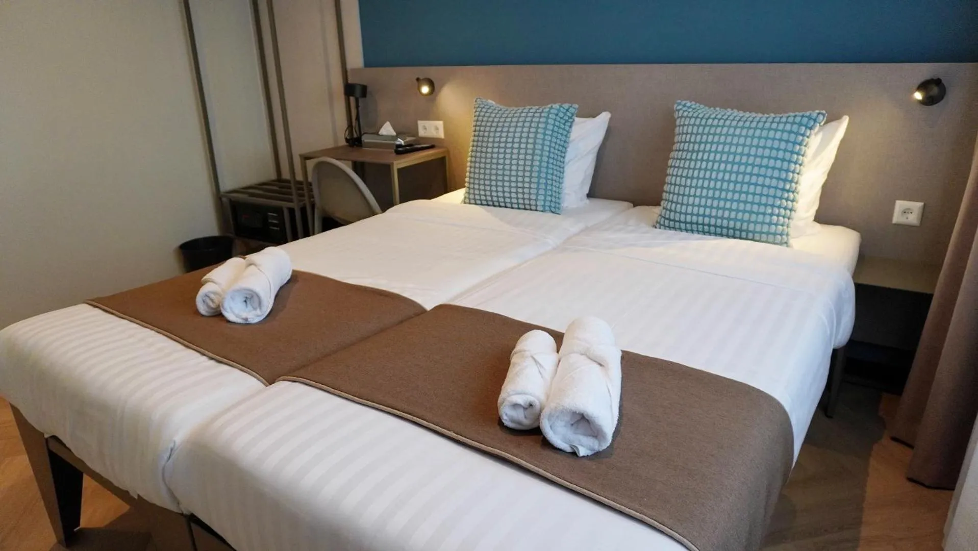 Bed in Hotel Fogo Amsterdam