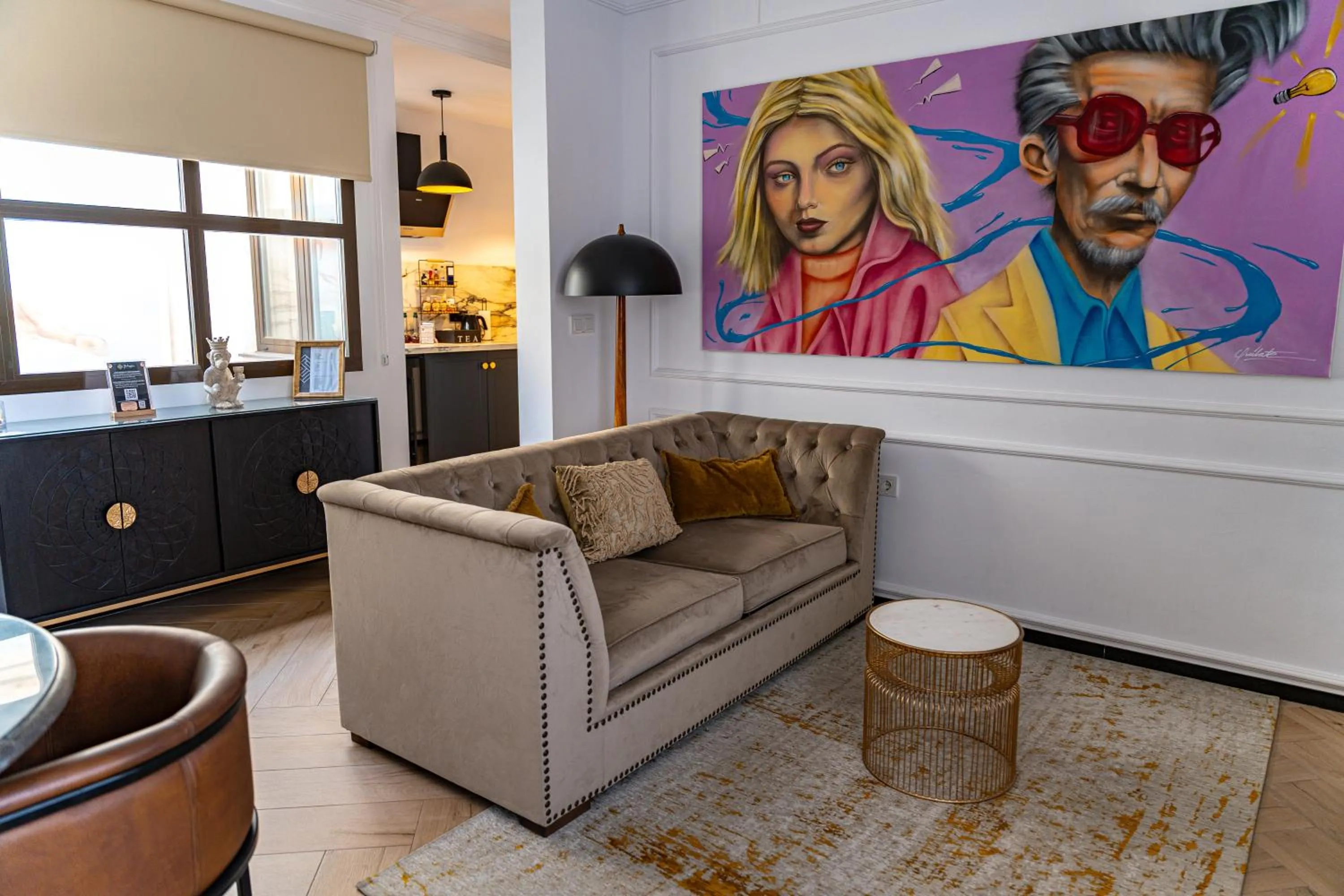 Living room in Bubaqia House - Suites Boutique