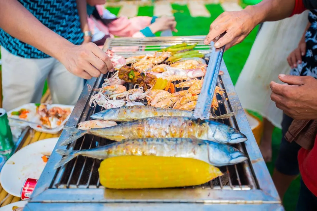 BBQ facilities in SEA SAND RESORT