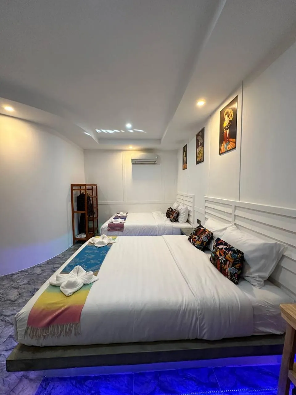 Bed in SEA SAND RESORT