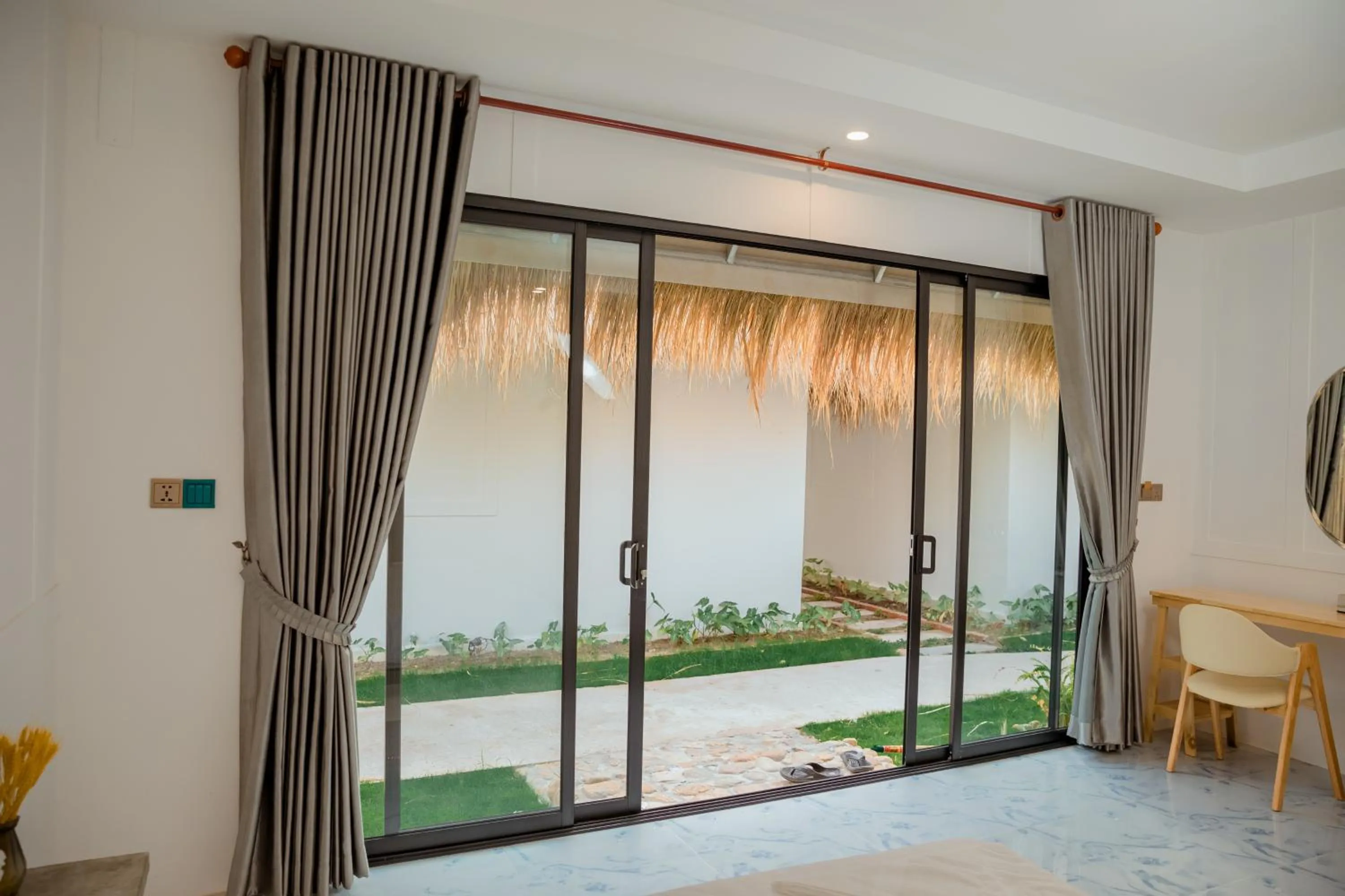 Bed in SEA SAND RESORT