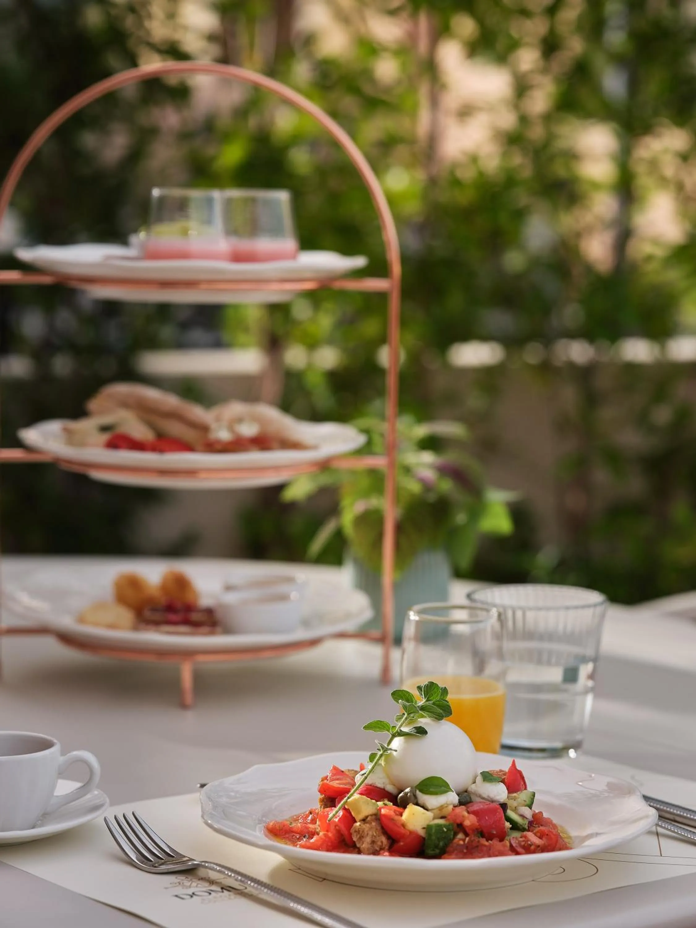 Continental breakfast in Domus Blanc Boutique Hotel