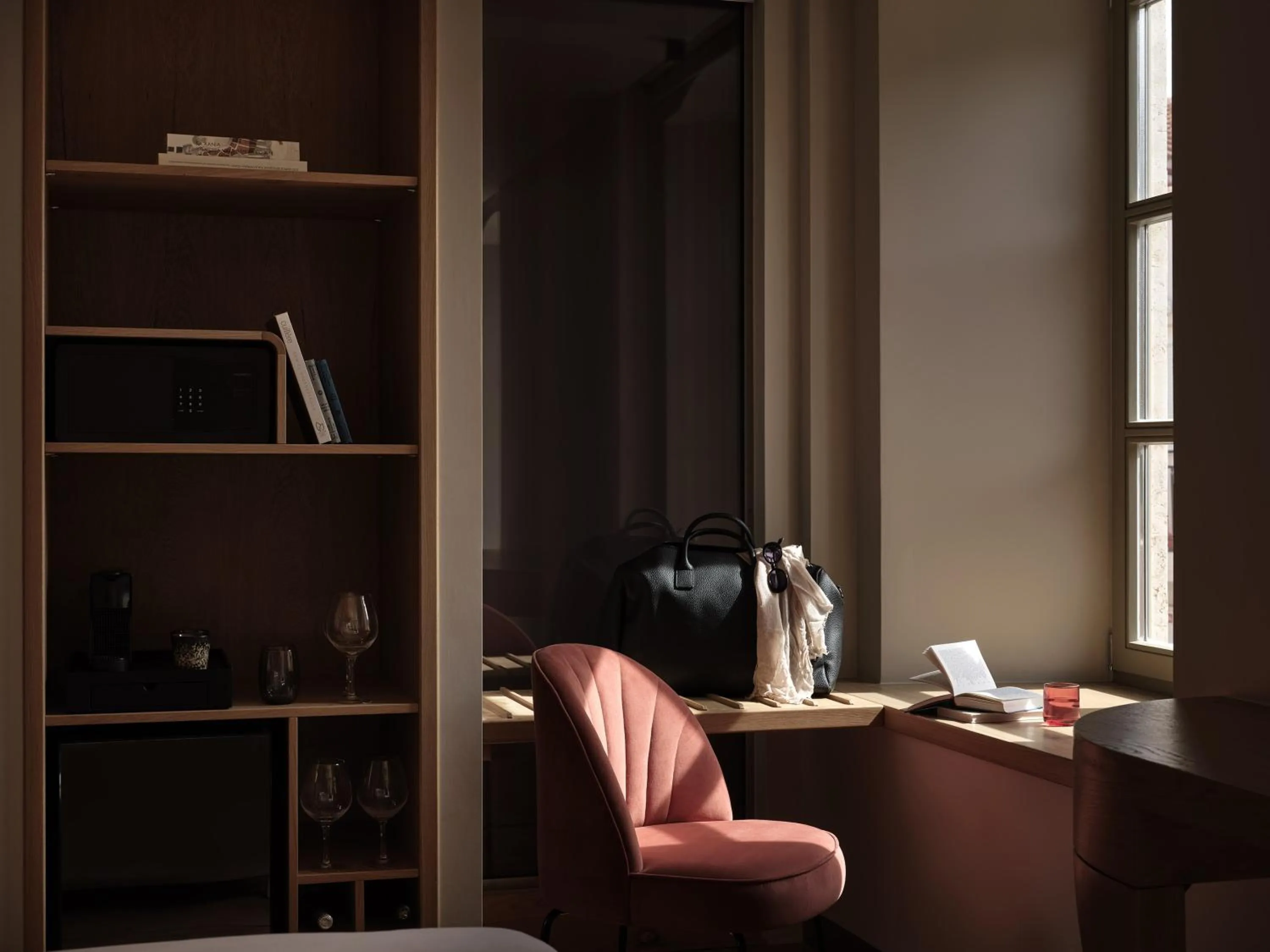 Seating area in Domus Blanc Boutique Hotel