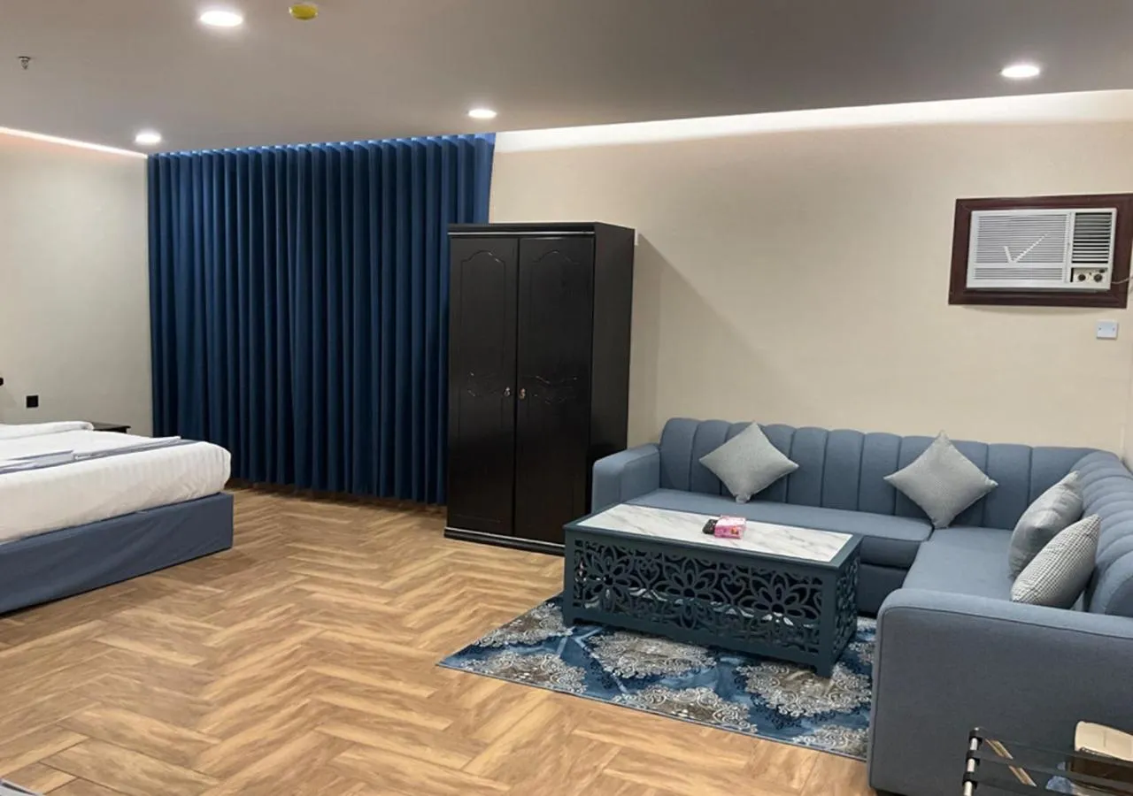 Seating area, Bed in Al Baida Suites Al Salam Branch