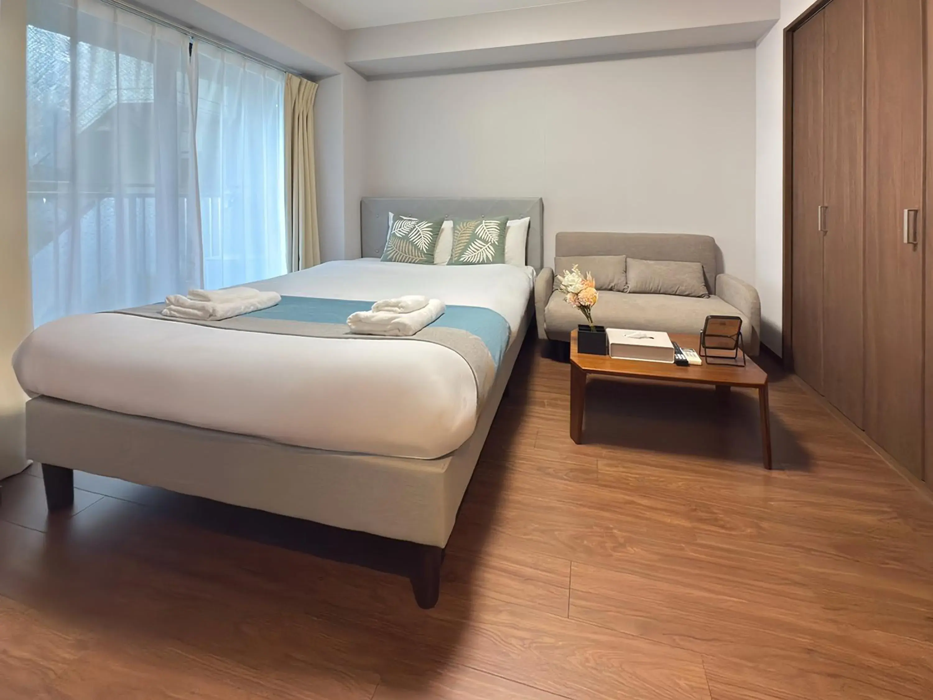 One-Bedroom Apartment with Balcony - single occupancy in nestay apartment osaka ebisu One-Bedroom Apartment with Balcony - single occupancy in nestay apartment osaka ebisu