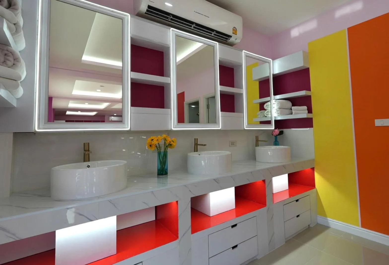 Bathroom in LOVE beach club Koh Samui