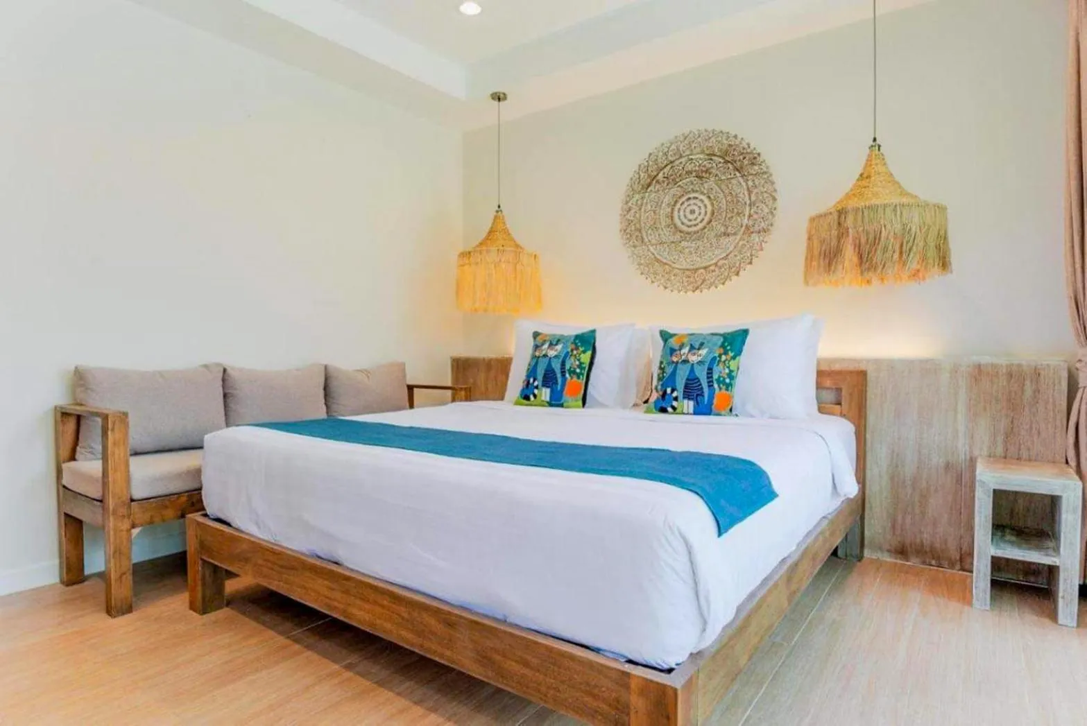 Bed in LOVE beach club Koh Samui