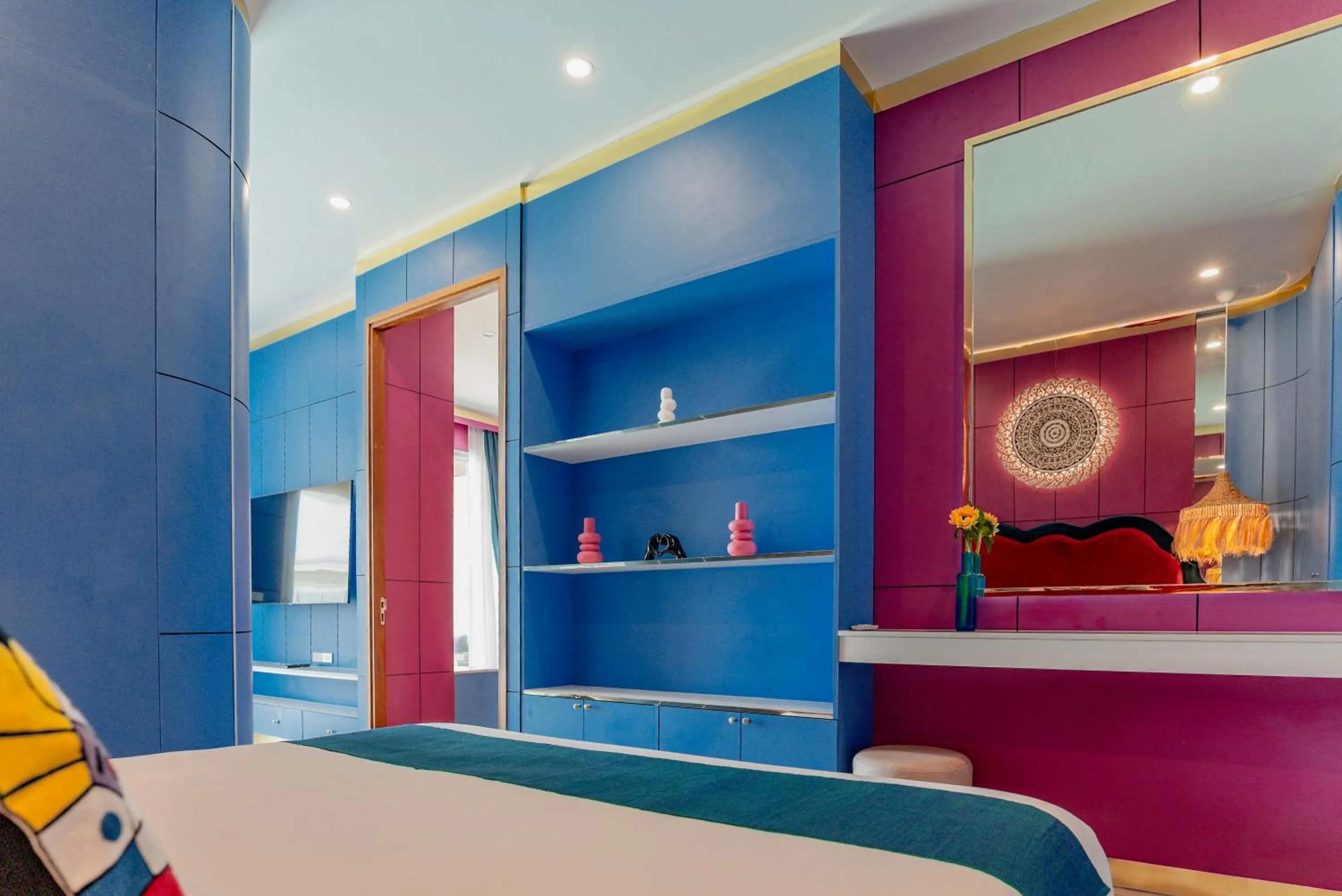 Bed in LOVE beach club Koh Samui