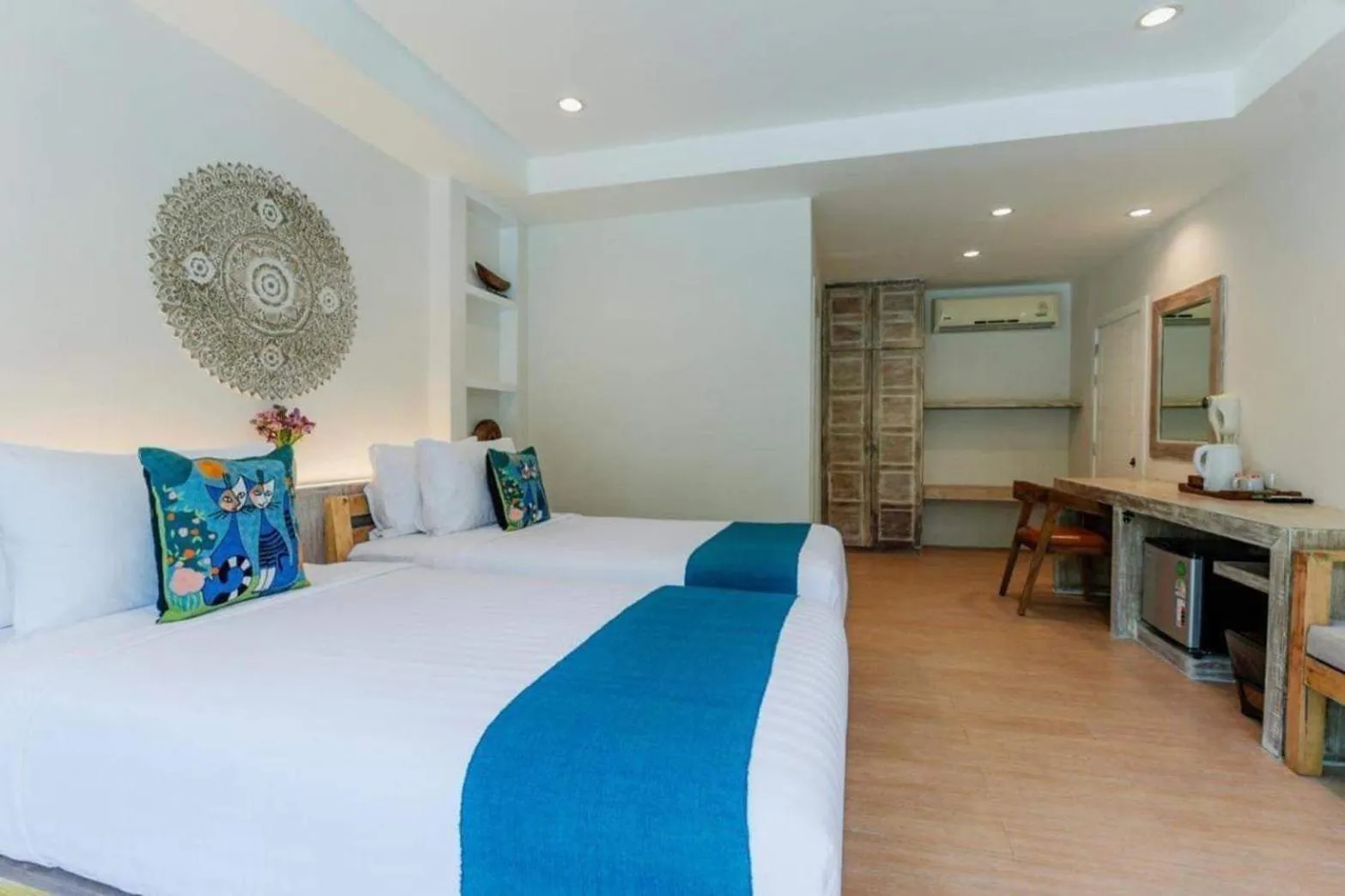 Bed in LOVE beach club Koh Samui