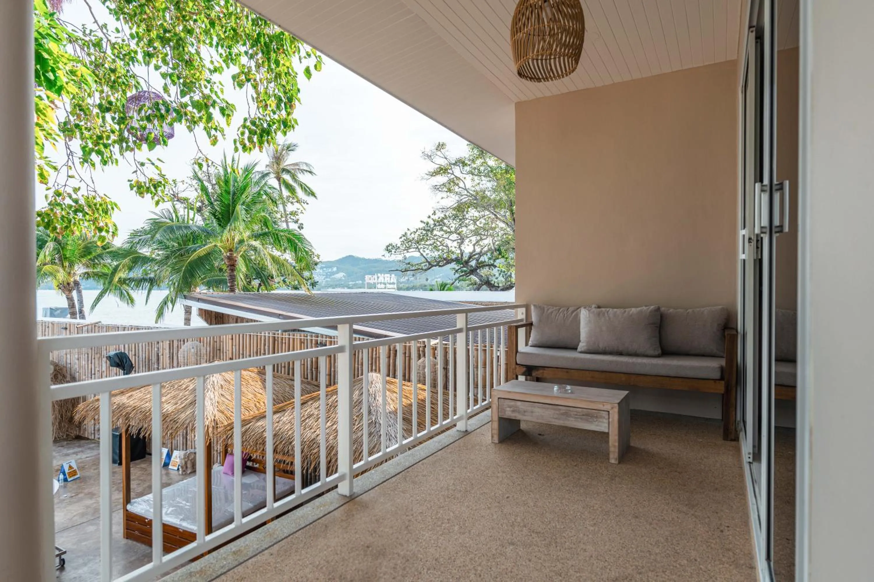 Balcony/Terrace in LOVE beach club Koh Samui