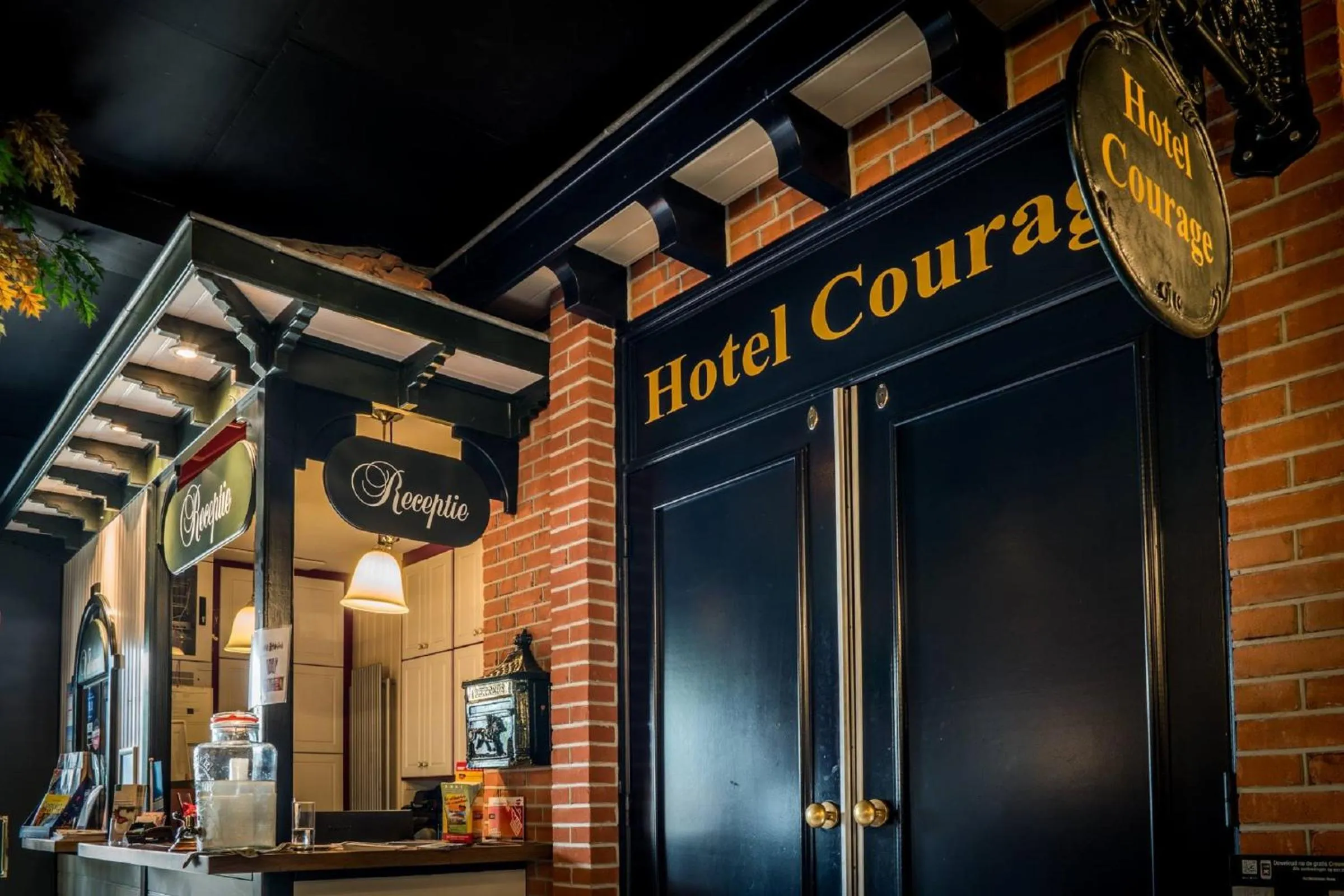 Lobby or reception in Hotel Courage Nijmegen