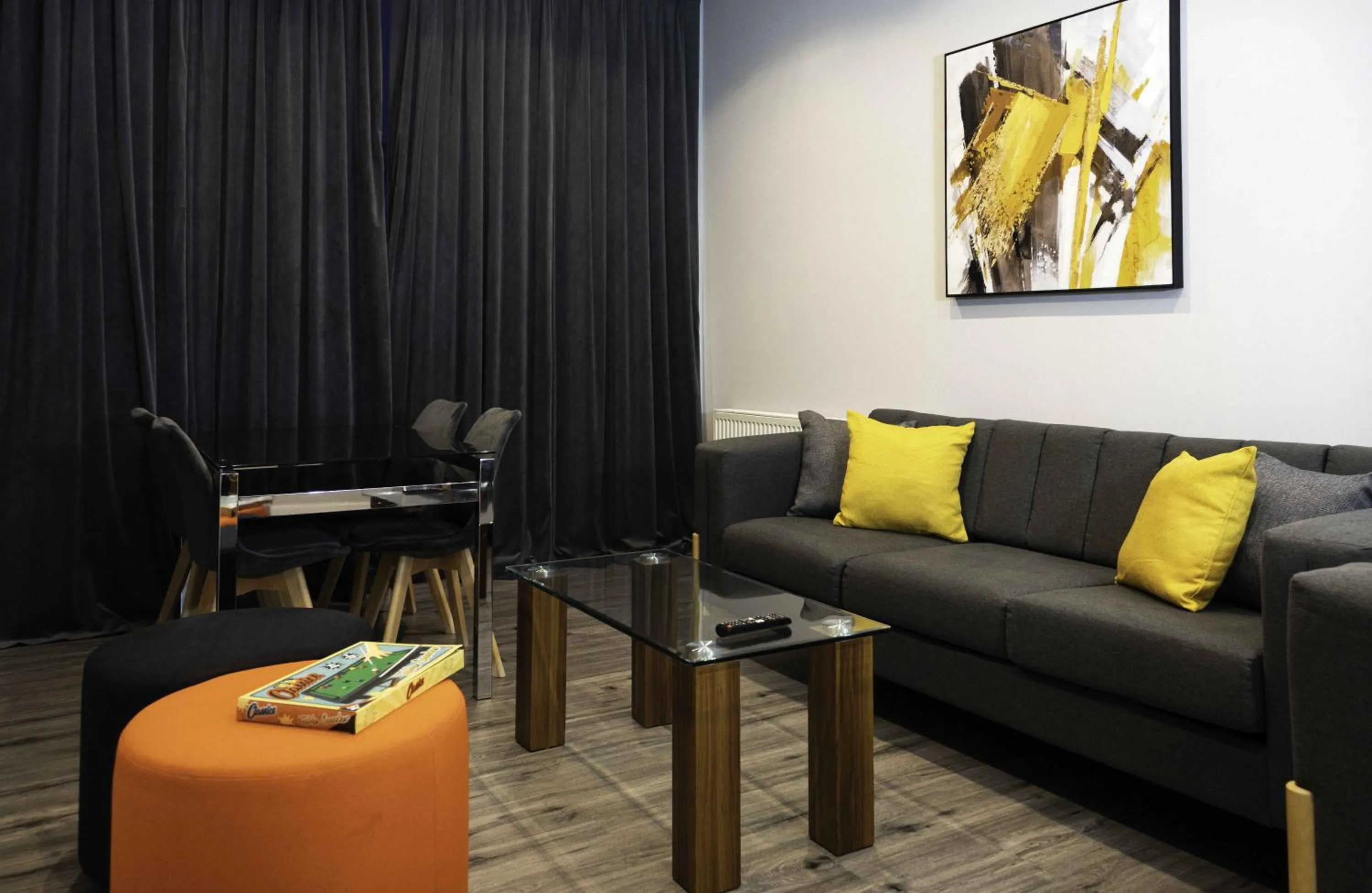 Living room in VCity ApartHotels Glasgow Central