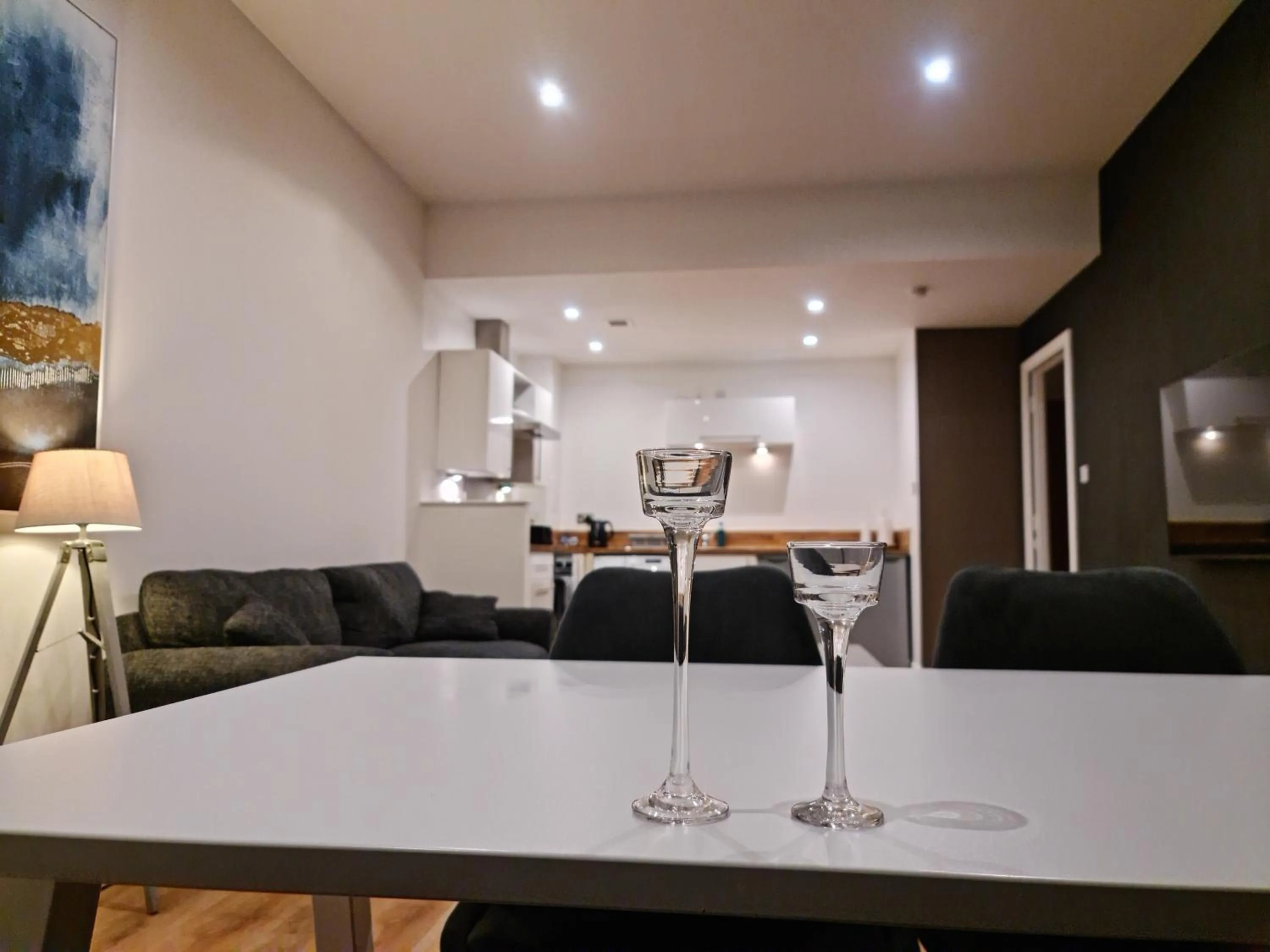 Kitchen or kitchenette in VCity ApartHotels Glasgow Central