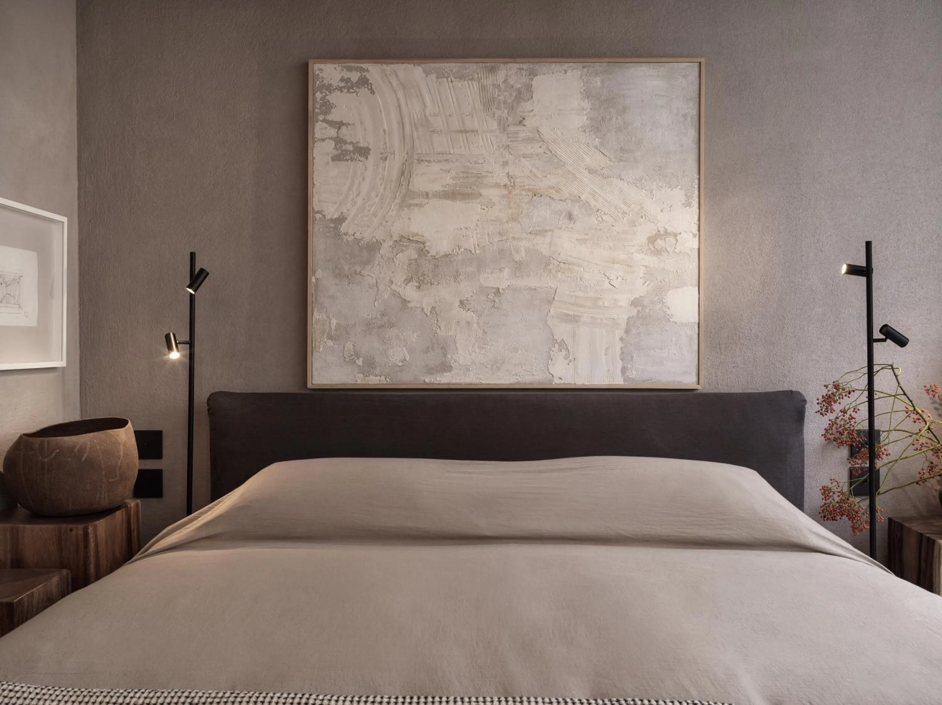 Bed in Monastik Living in Athina