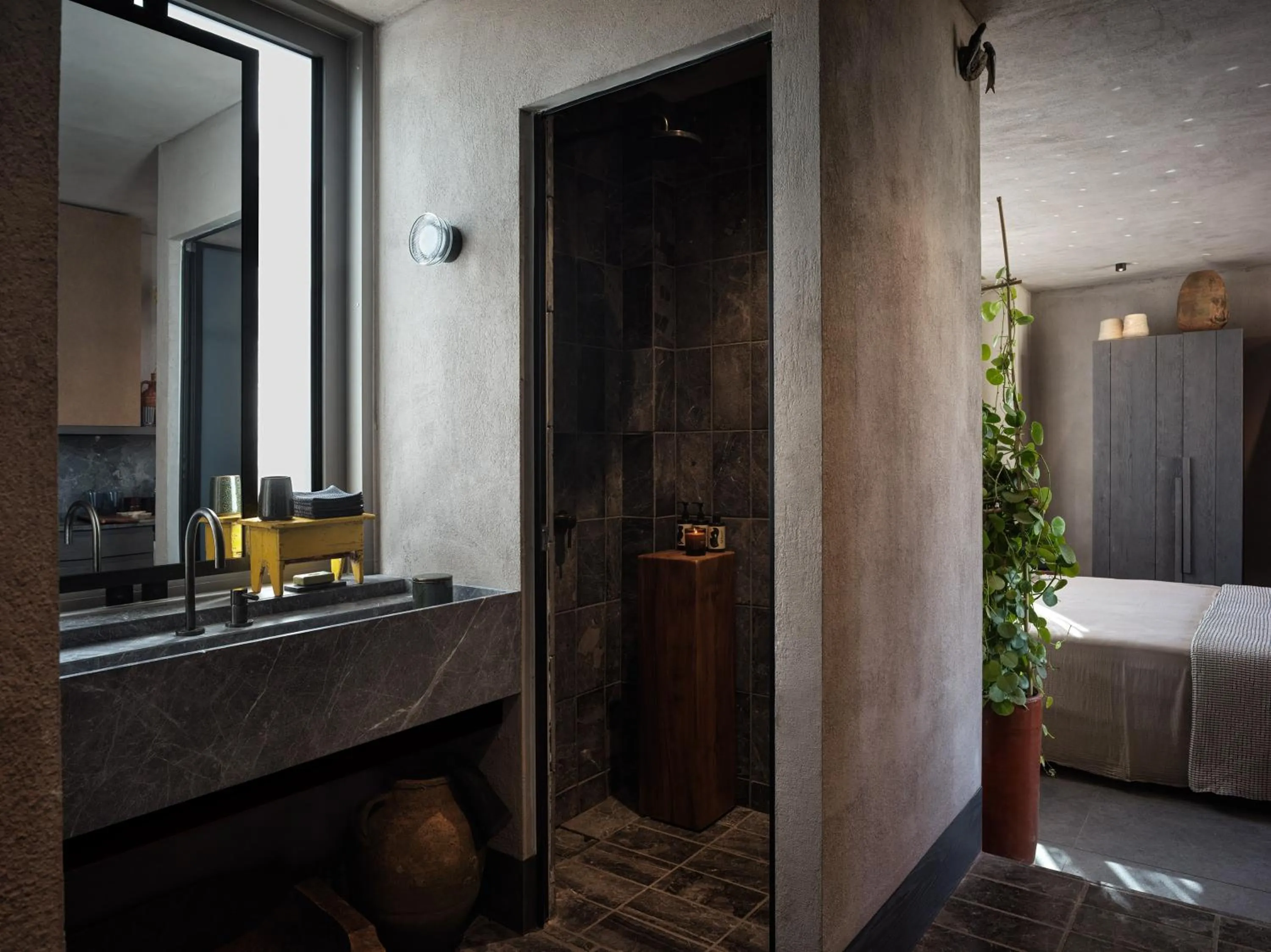 Bed in Monastik Living in Athina