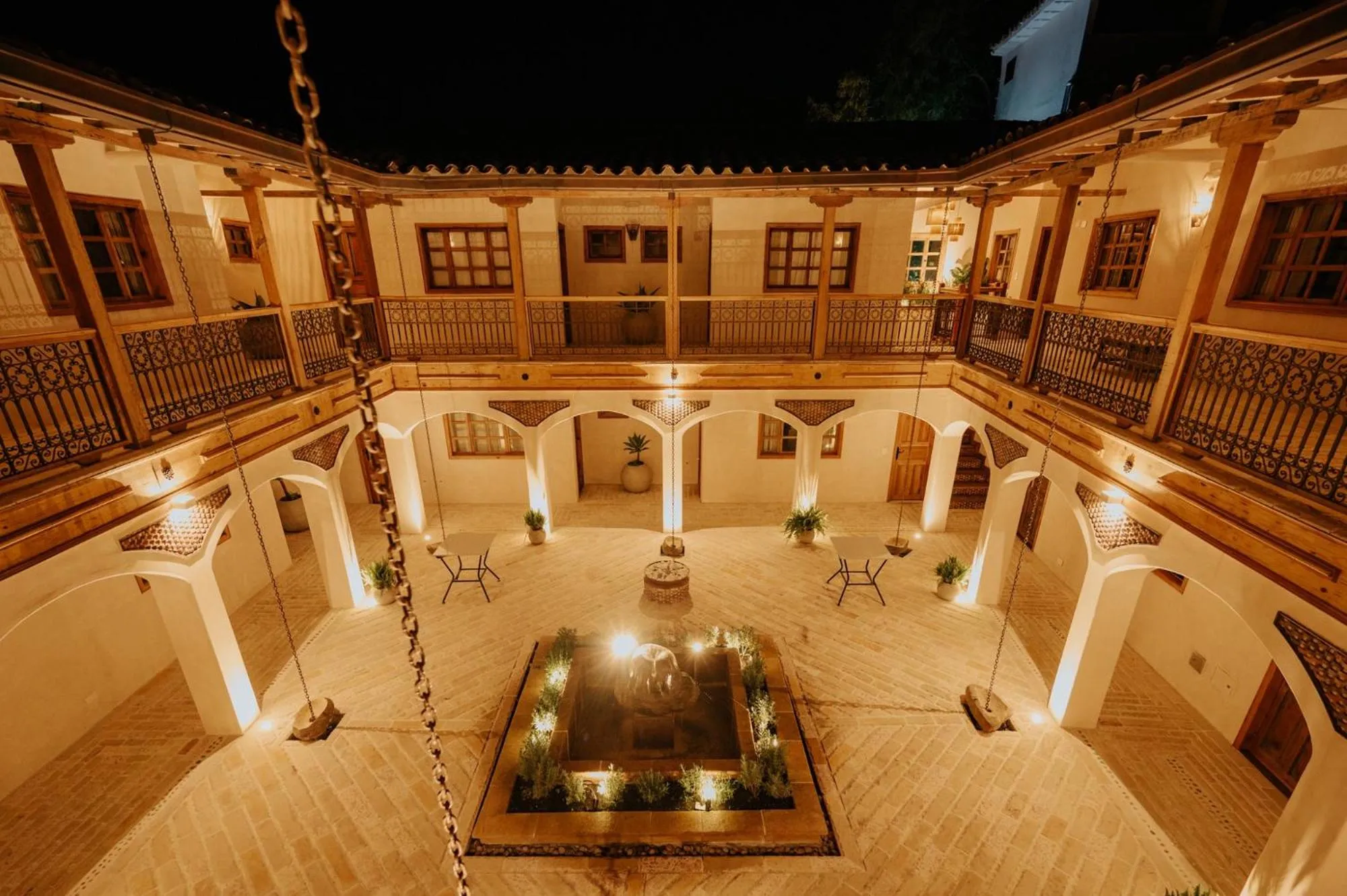 Patio in Hotel La Corada