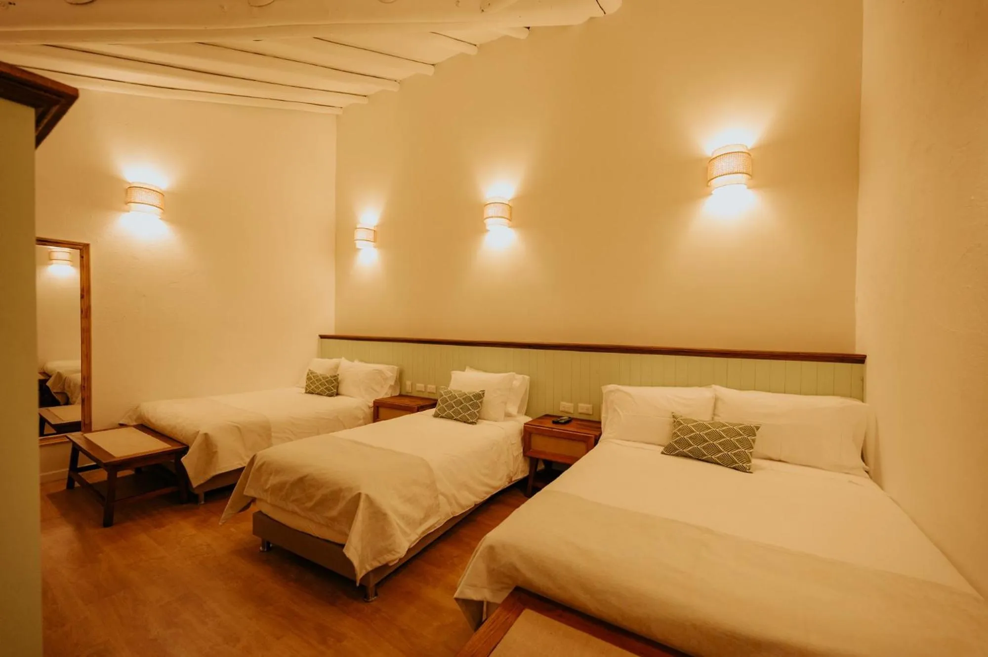 Bed in Hotel La Corada