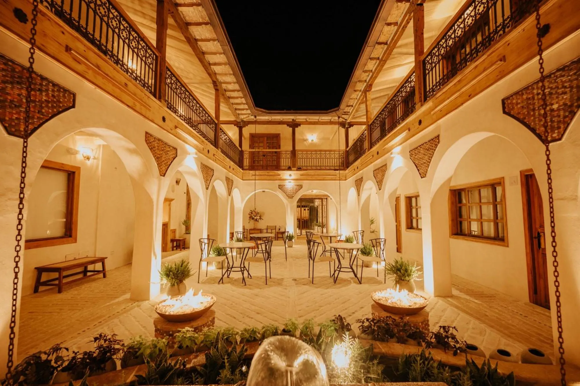 Patio in Hotel La Corada