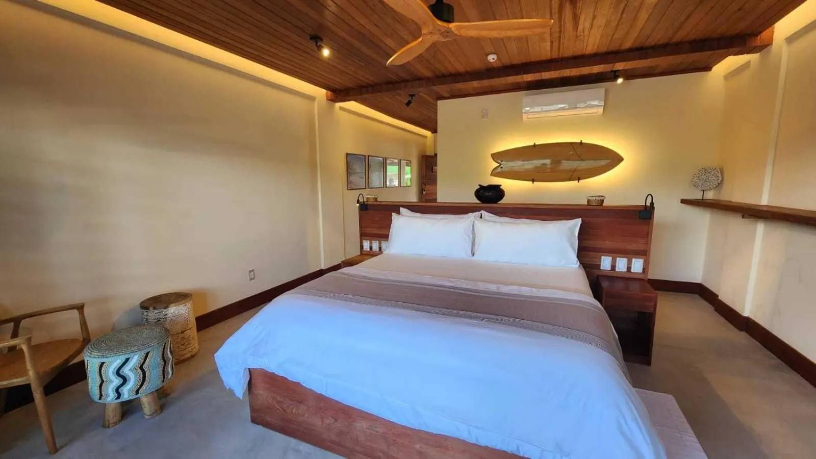 Bed in Filho do Vento Kite & Lodge