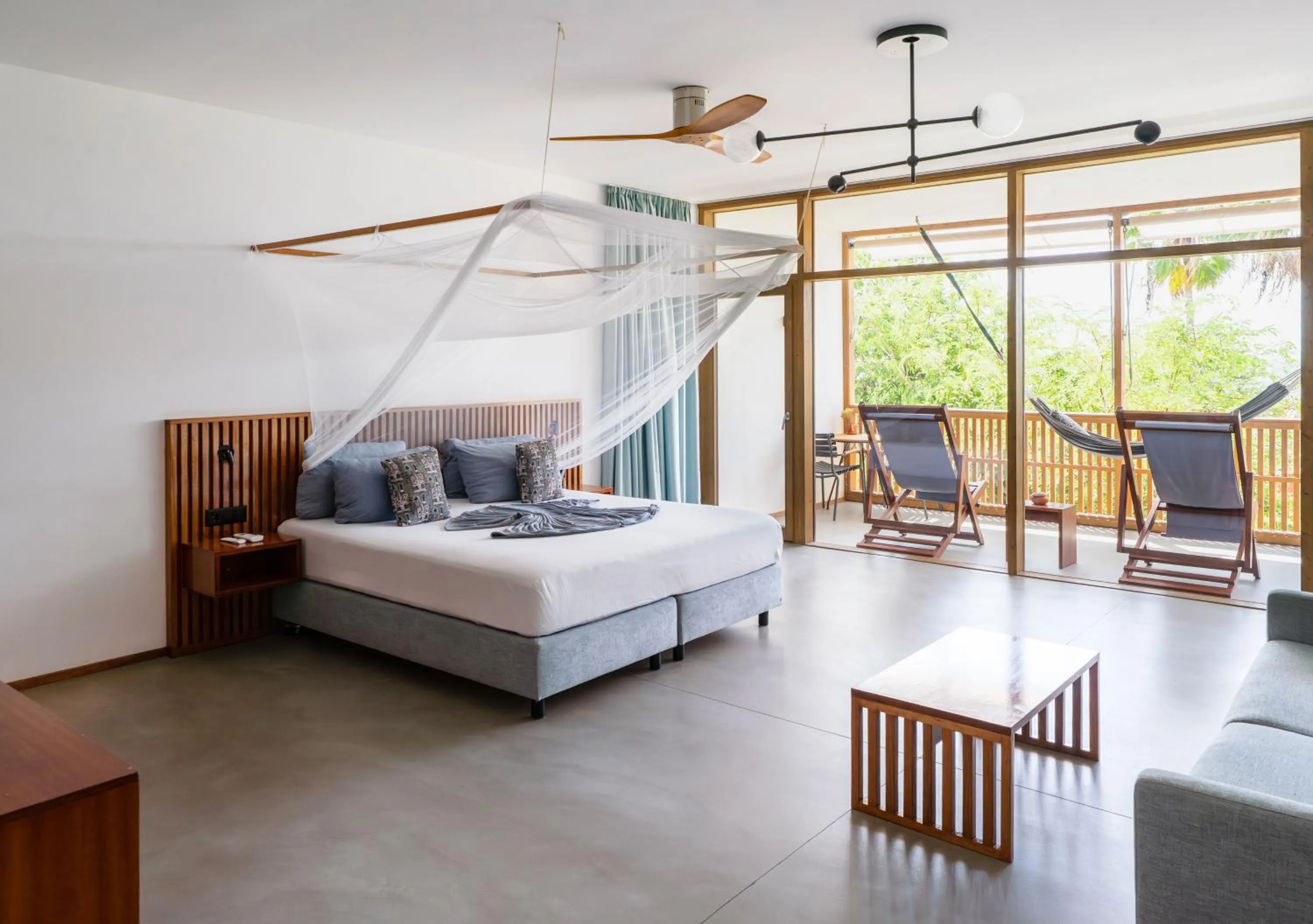 Bed in King Fisher Village Eco-Boutique Hotel