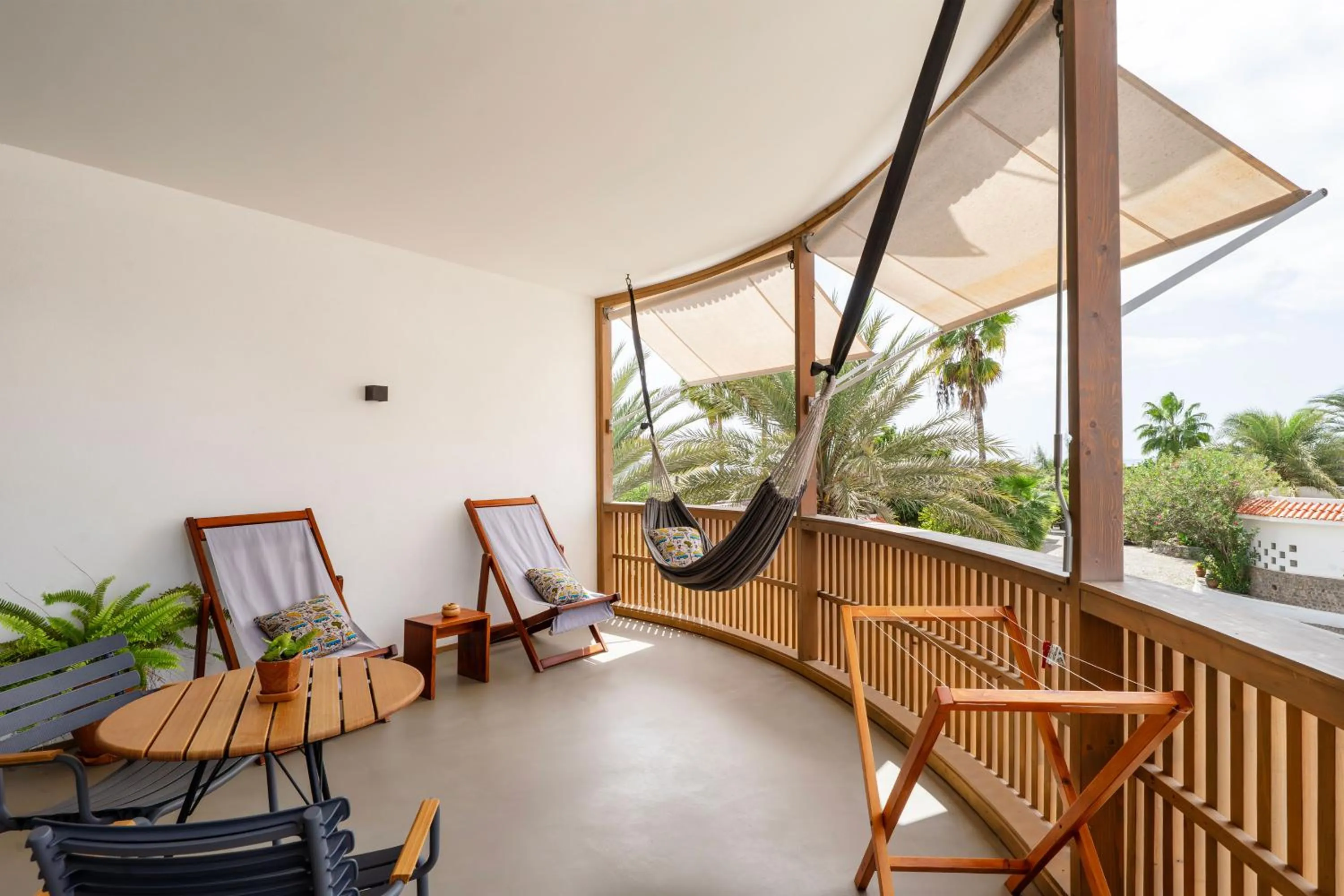 Balcony/Terrace in King Fisher Village Eco-Boutique Hotel