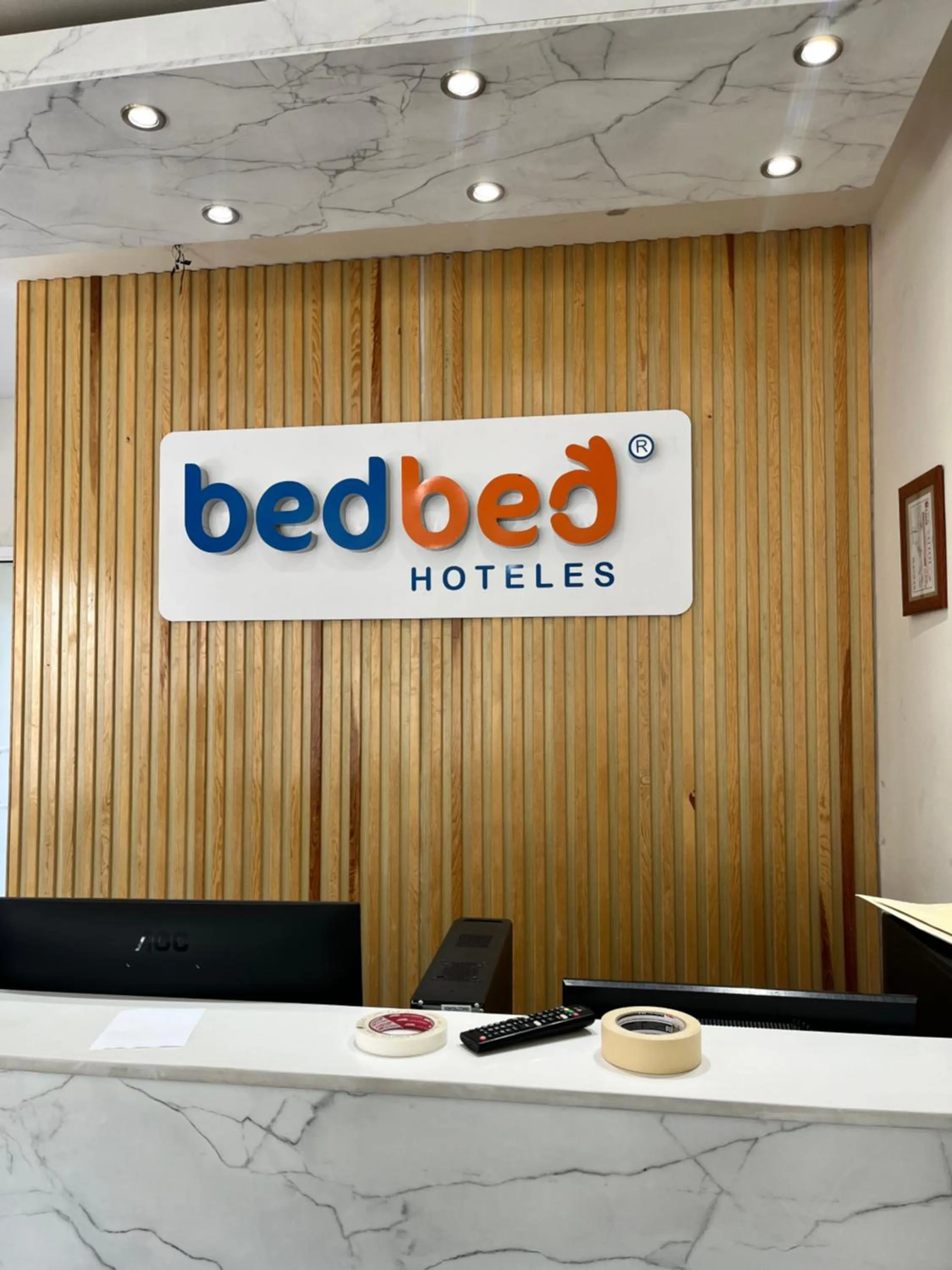 Lobby or reception in BED BED HOTEL CORREGIDORA