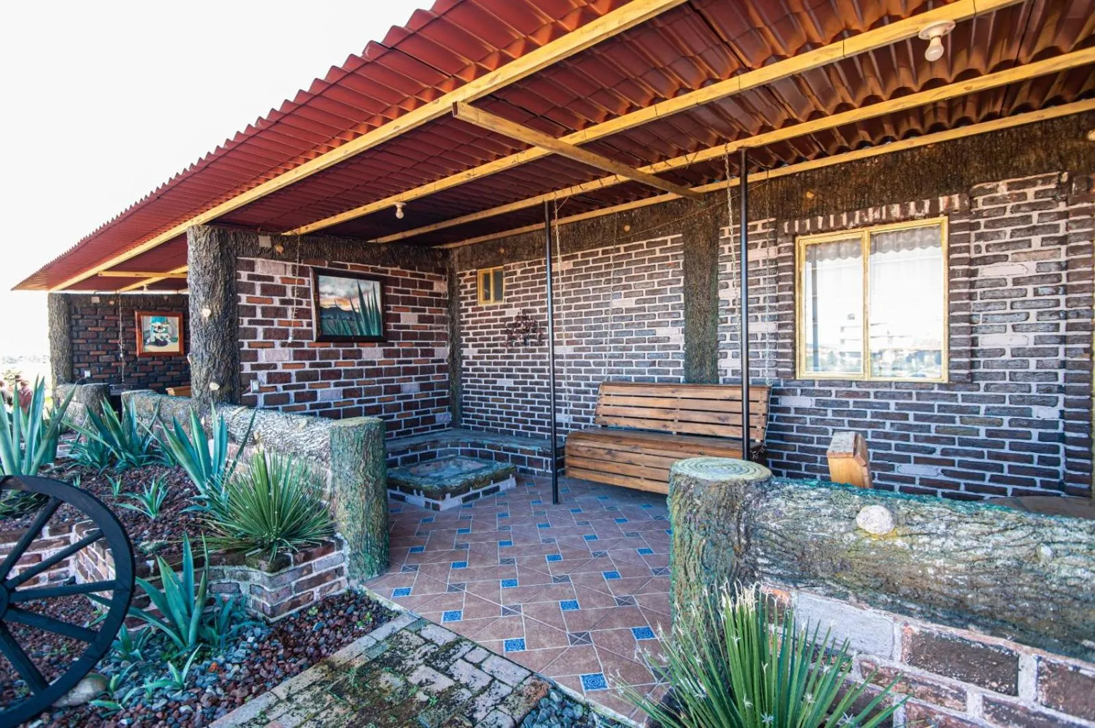 Patio in HOTEL & SPA LOS AGAVES Tepotzotlán