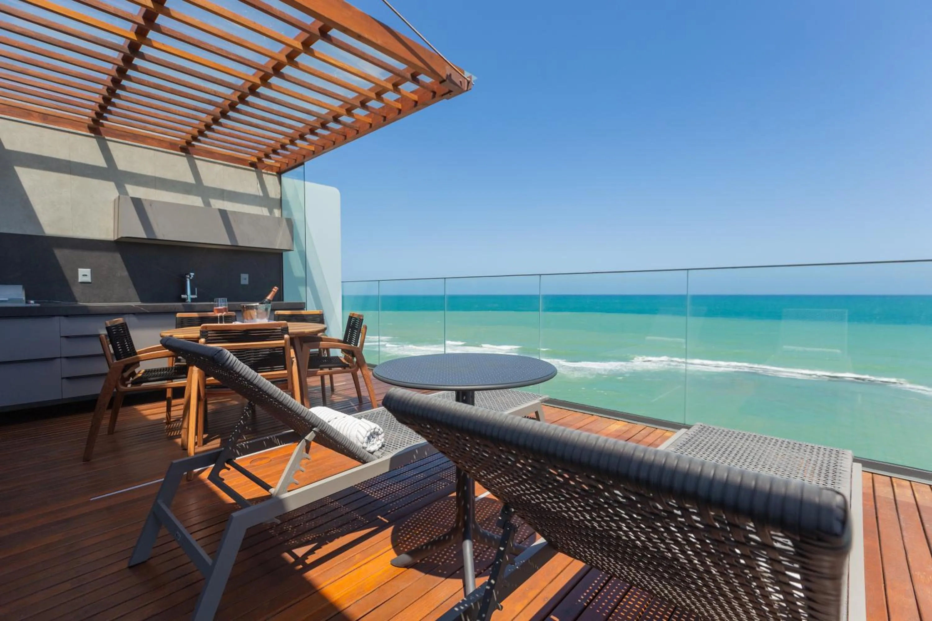 Sea view in Ritz Barra de São Miguel