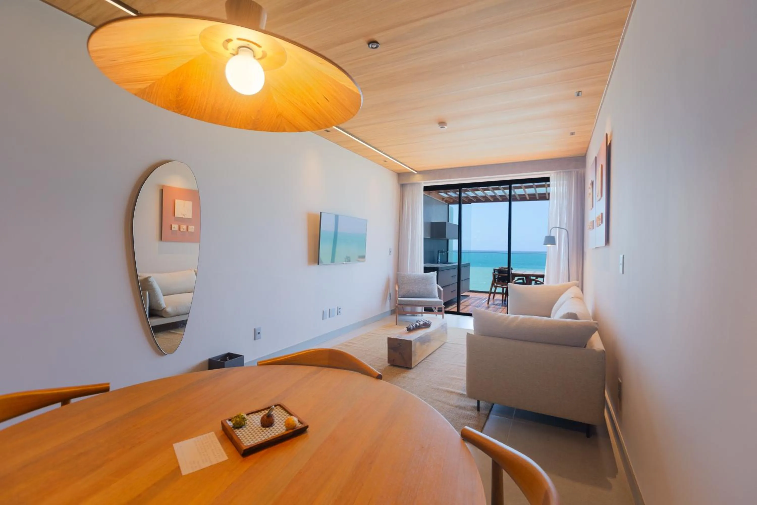 Living room in Ritz Barra de São Miguel