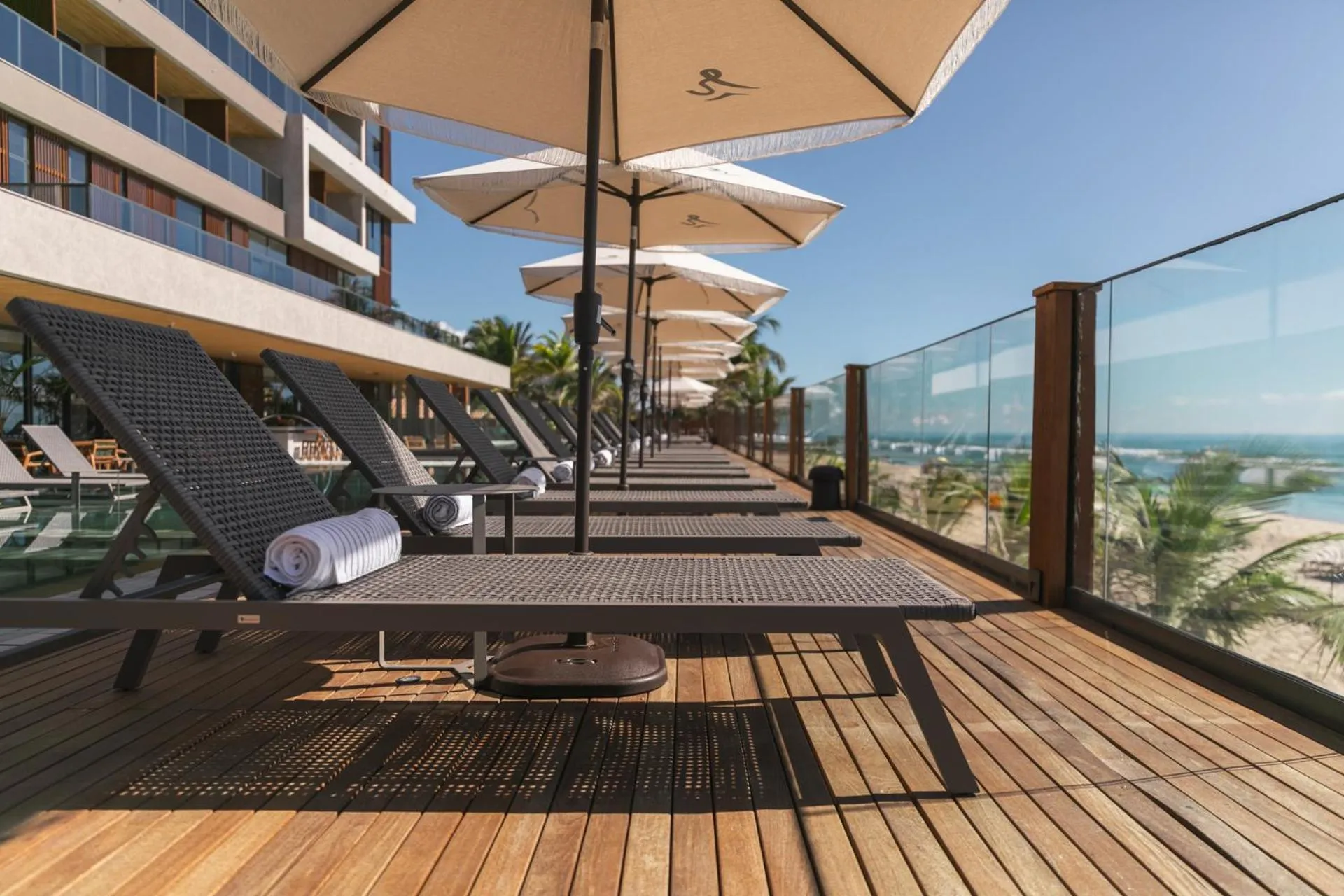 Pool view in Ritz Barra de São Miguel
