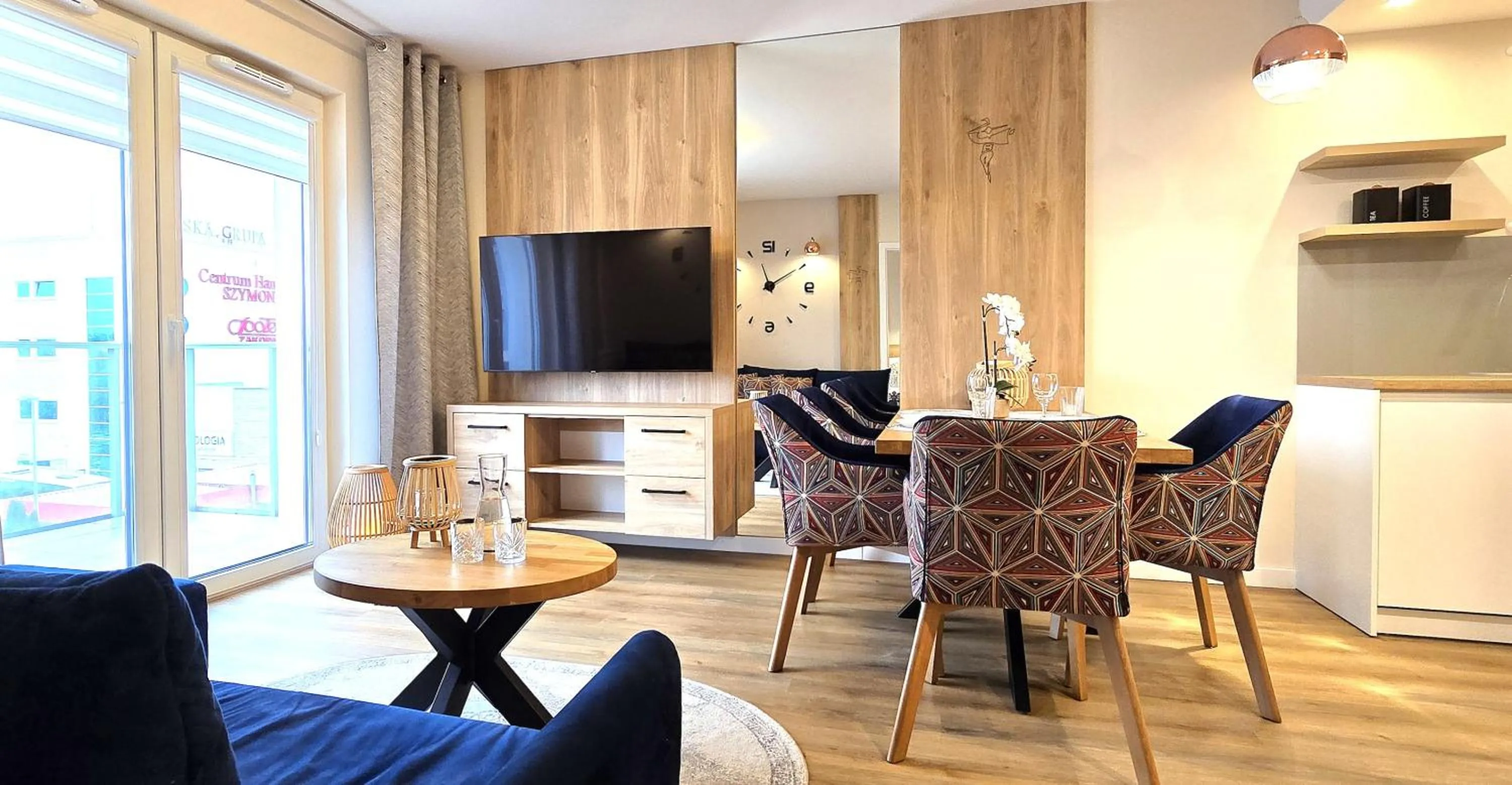 Living room in VIP Apartamenty Zakopianskie