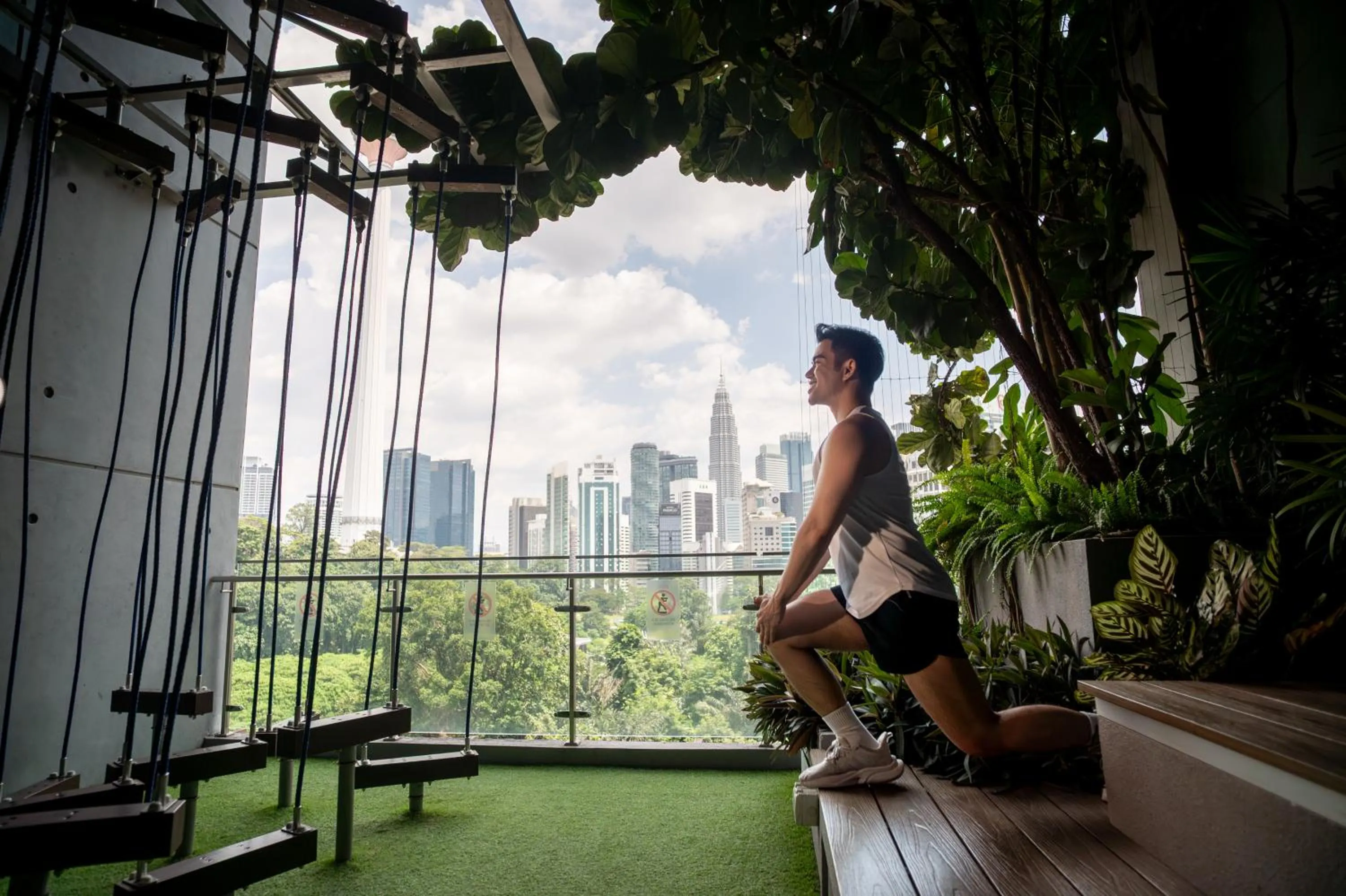 Balcony/Terrace in Ceylonz Suite Kuala Lumpur Bukit Bintang