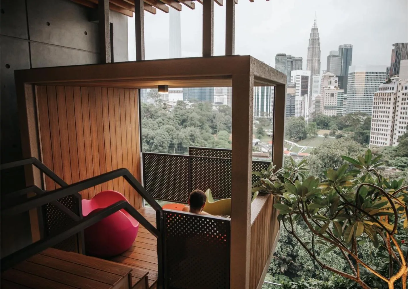 Seating area in Ceylonz Suite Kuala Lumpur Bukit Bintang