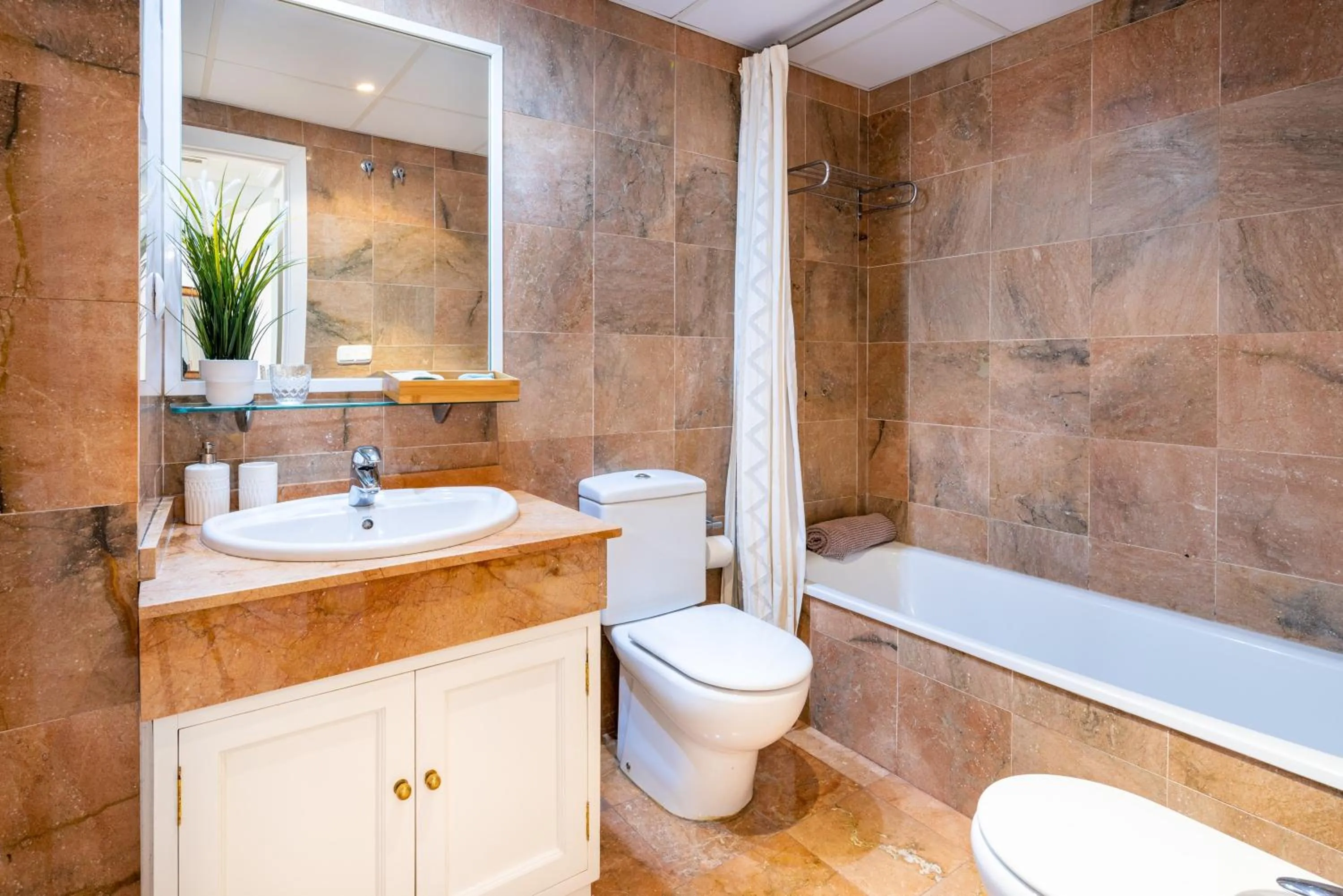 Bathroom in Spectacular Penthouse Puente Romano