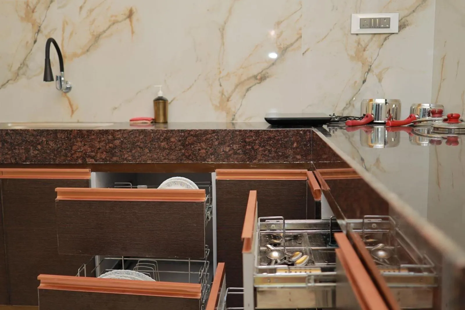 Kitchen or kitchenette in HOTEL CYRIL