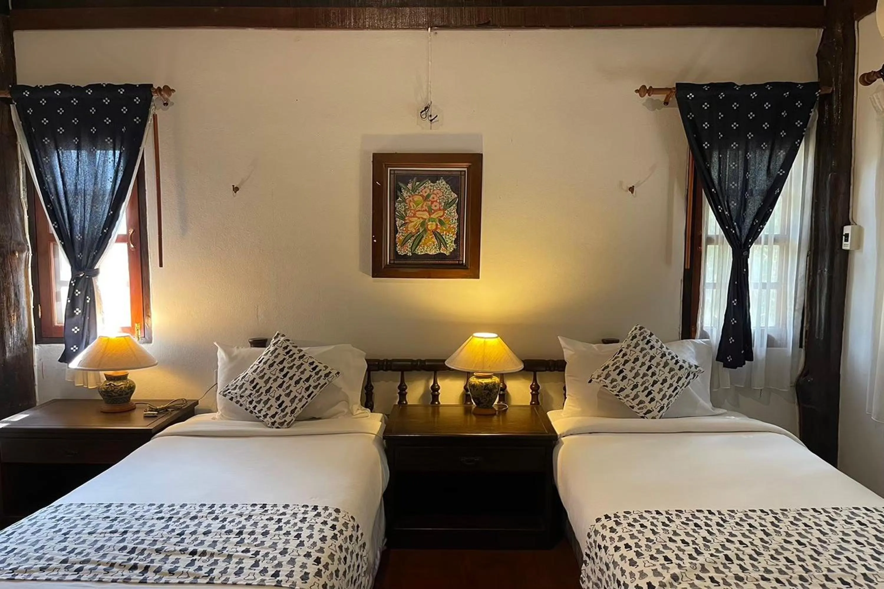 Bed in Phu Ing Fah Resort