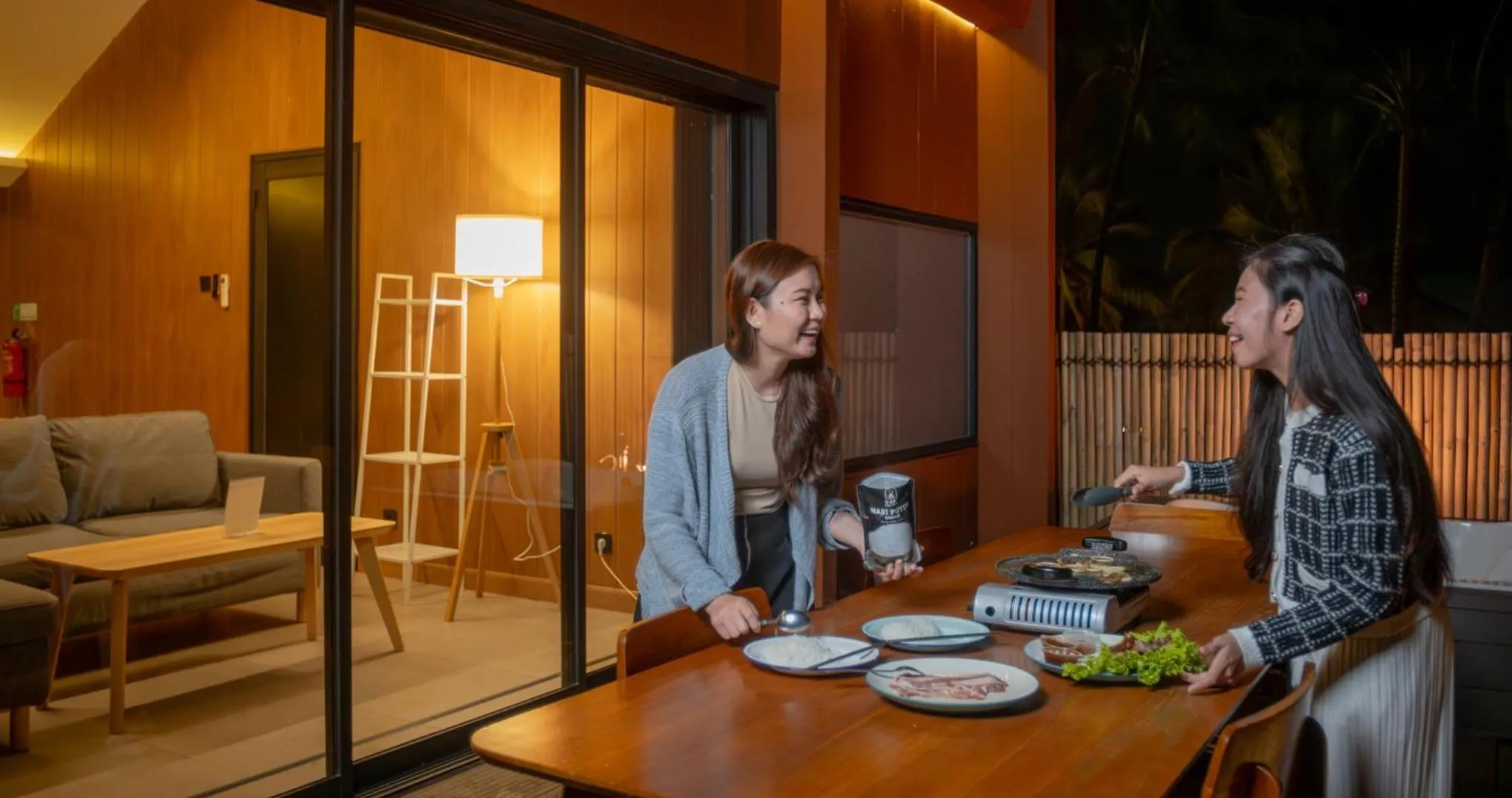 Night in Bobocabin Bunaken Hills, Manado