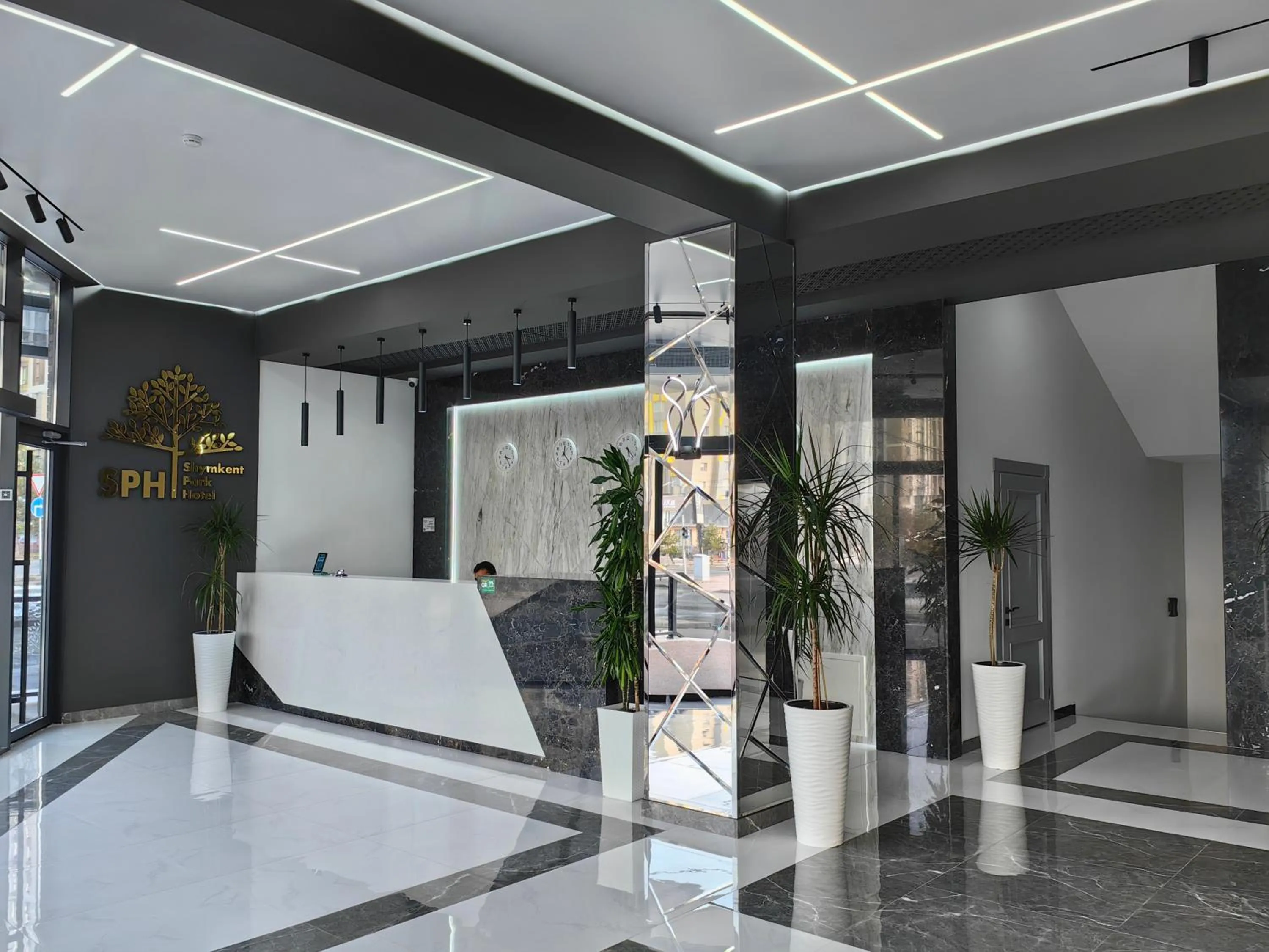 Lobby or reception in Shymkent Park Hotel