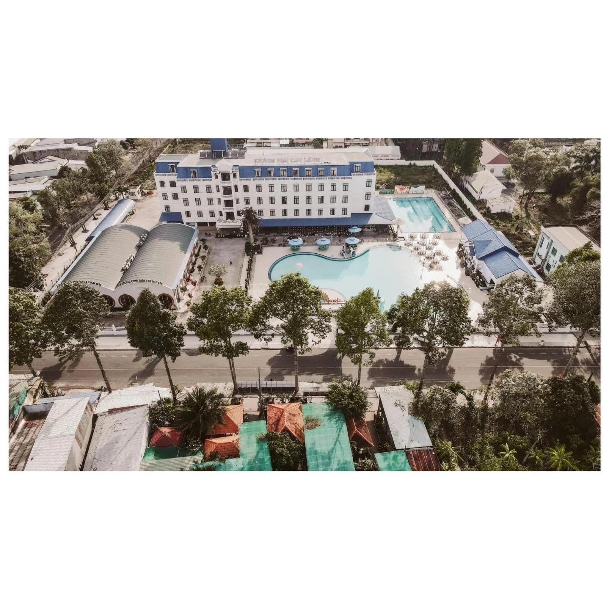 Bird's eye view in Cao Lanh Hotel