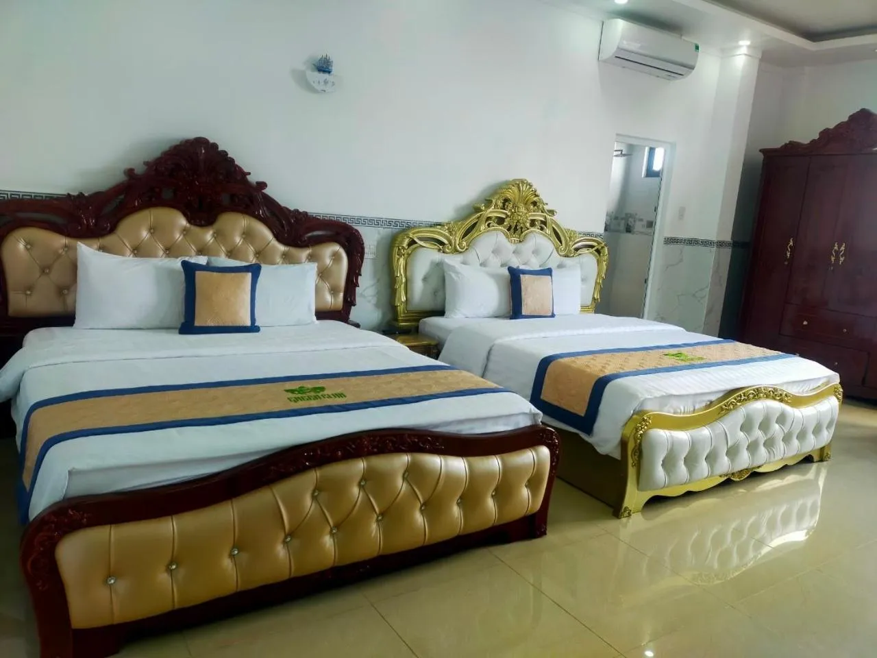 Bed in Cao Lanh Hotel