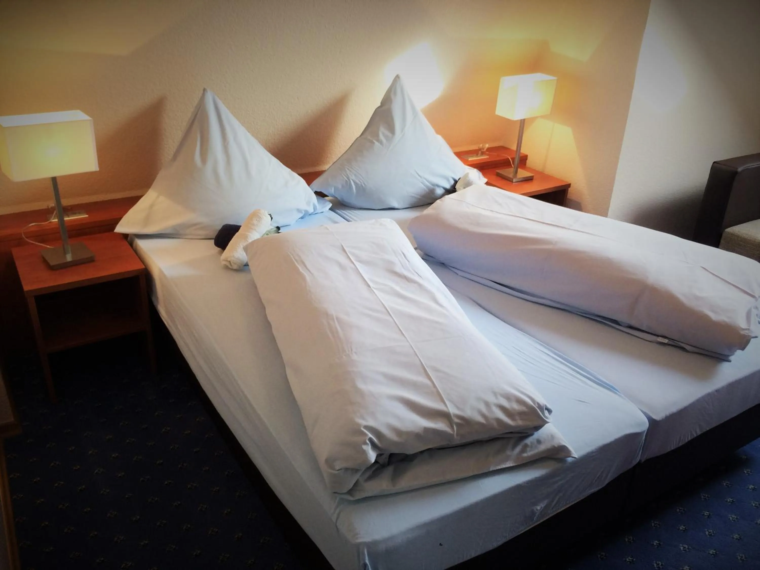 Photo of the whole room, Bed in Hotel - Restaurant Braustube