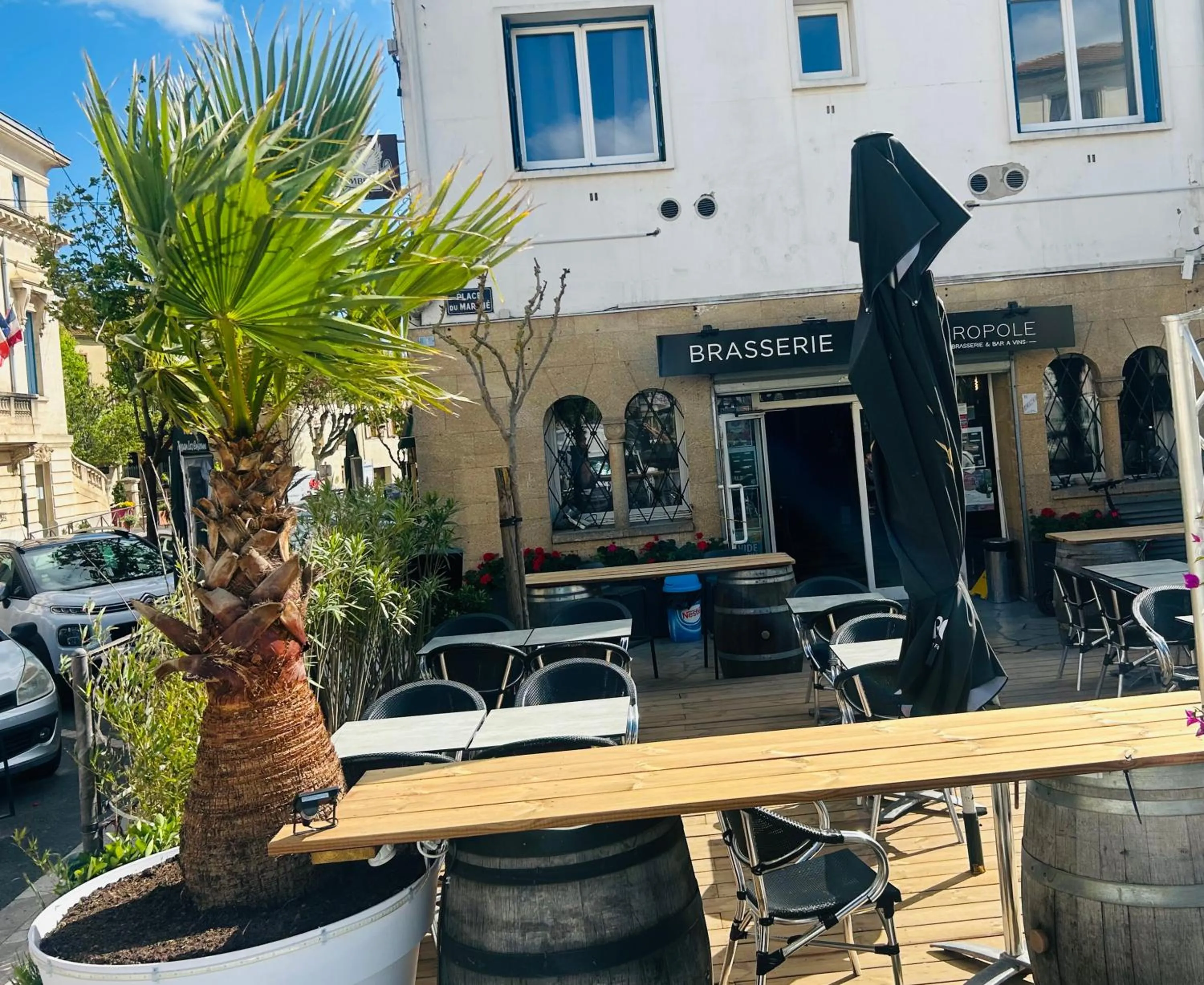 Balcony/Terrace in Hôtel L'Acropole