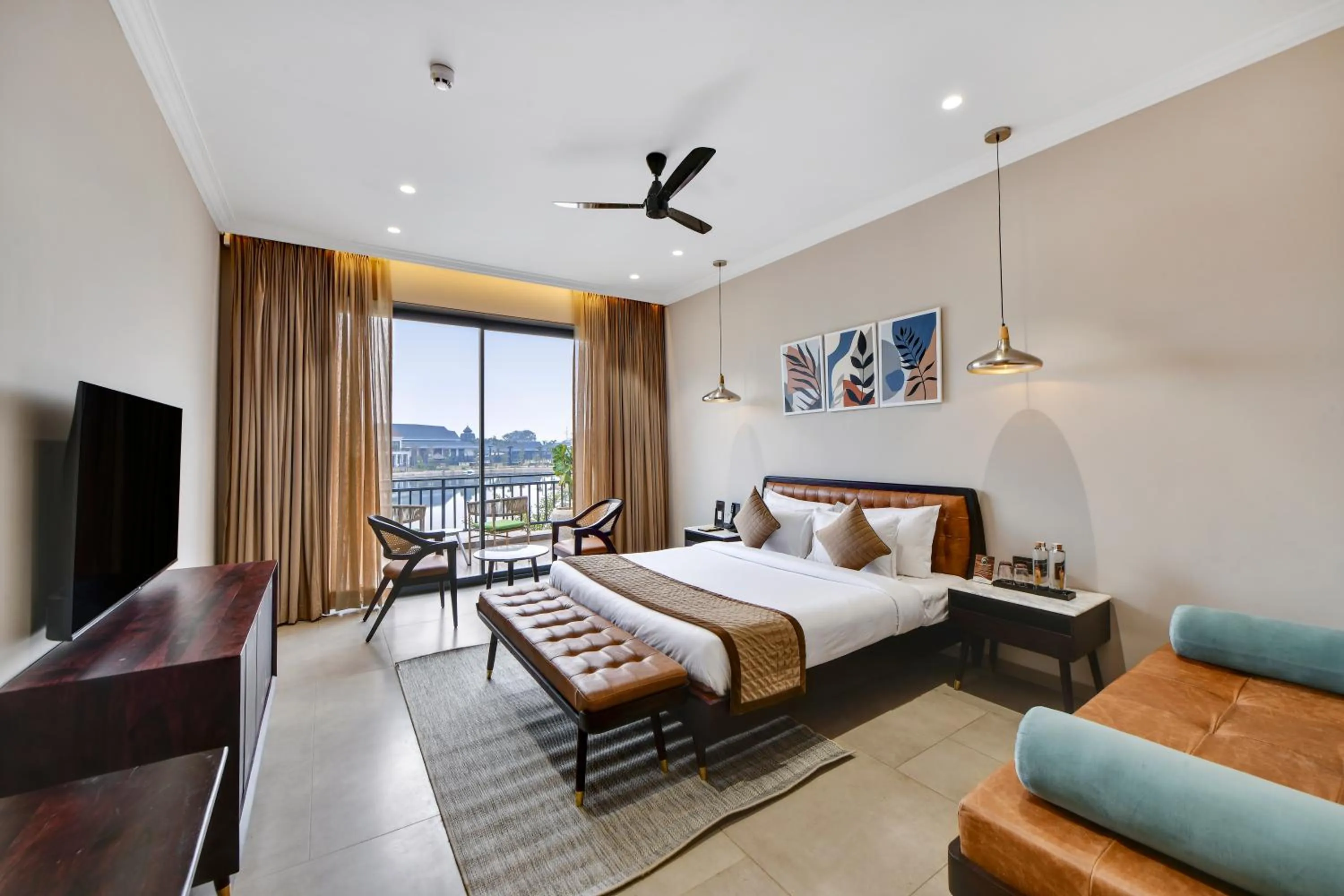 View (from property/room), Bed in Maira Resort and Convention Centre