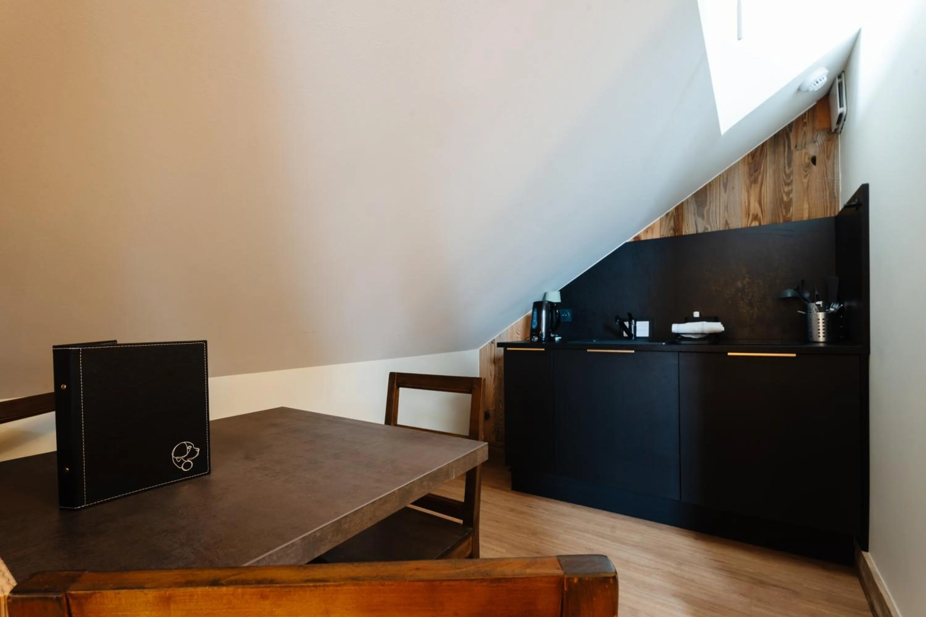 Kitchen or kitchenette in Hostellerie du Petit Saint Bernard