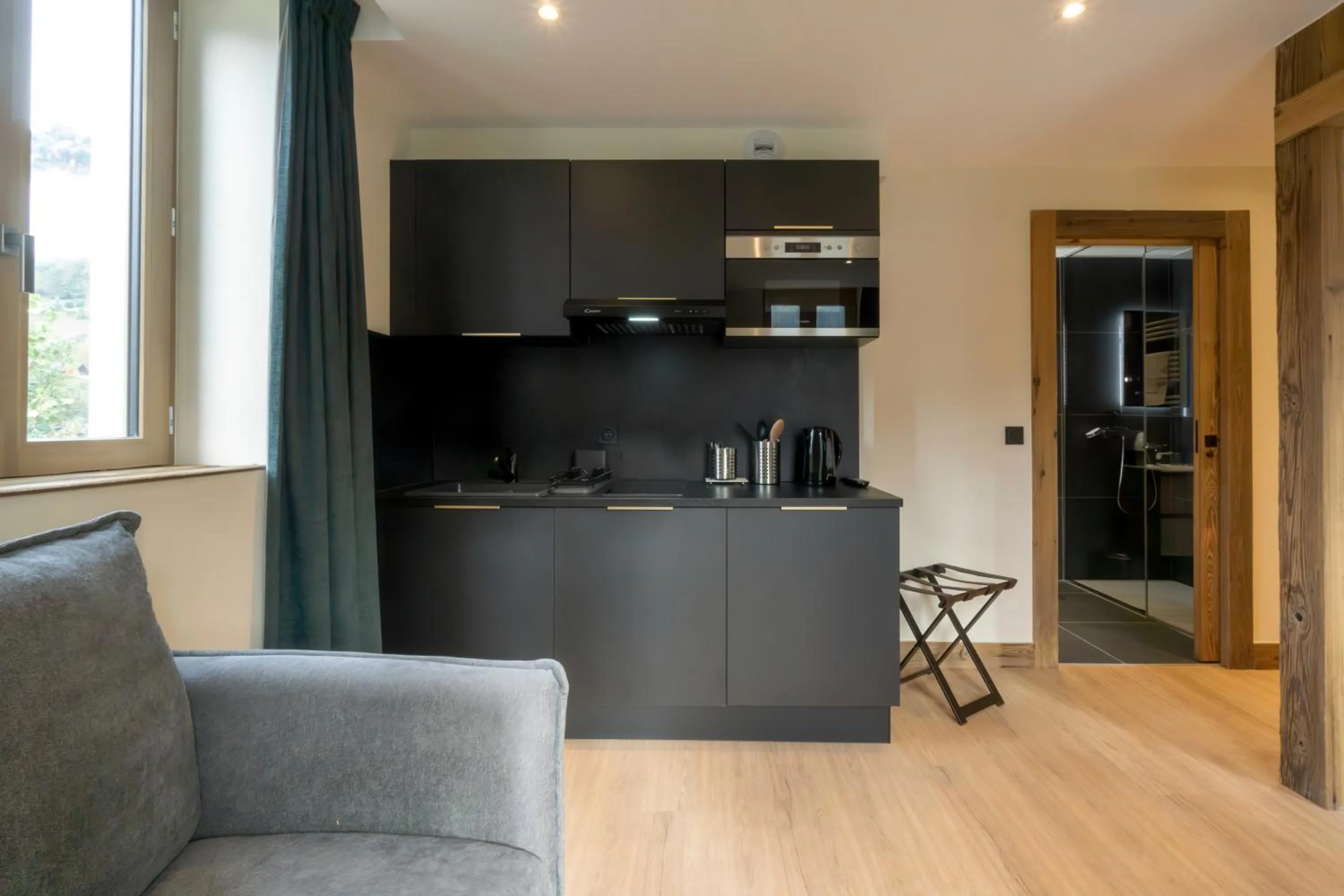 Kitchen or kitchenette in Hostellerie du Petit Saint Bernard