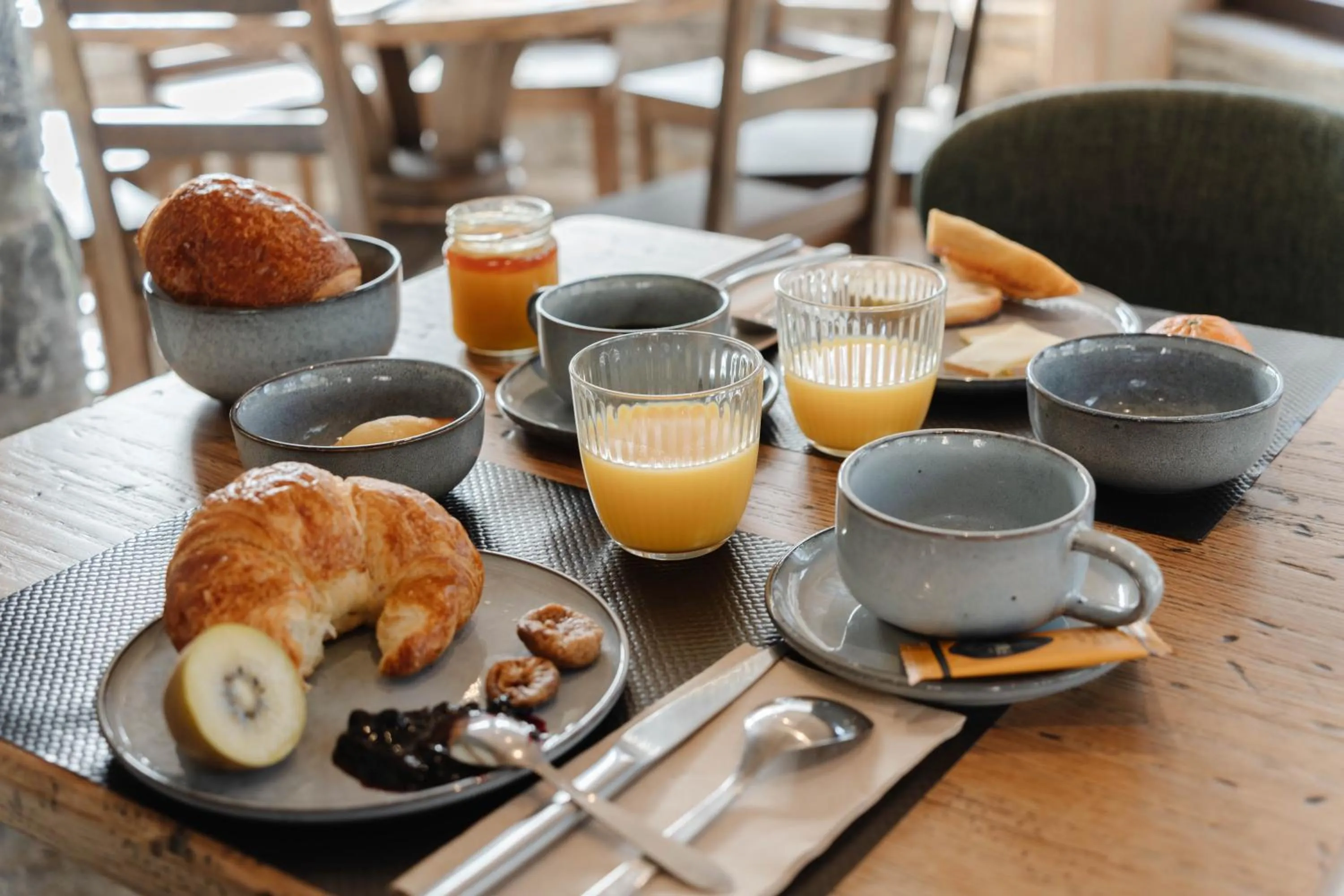 Breakfast in Hostellerie du Petit Saint Bernard