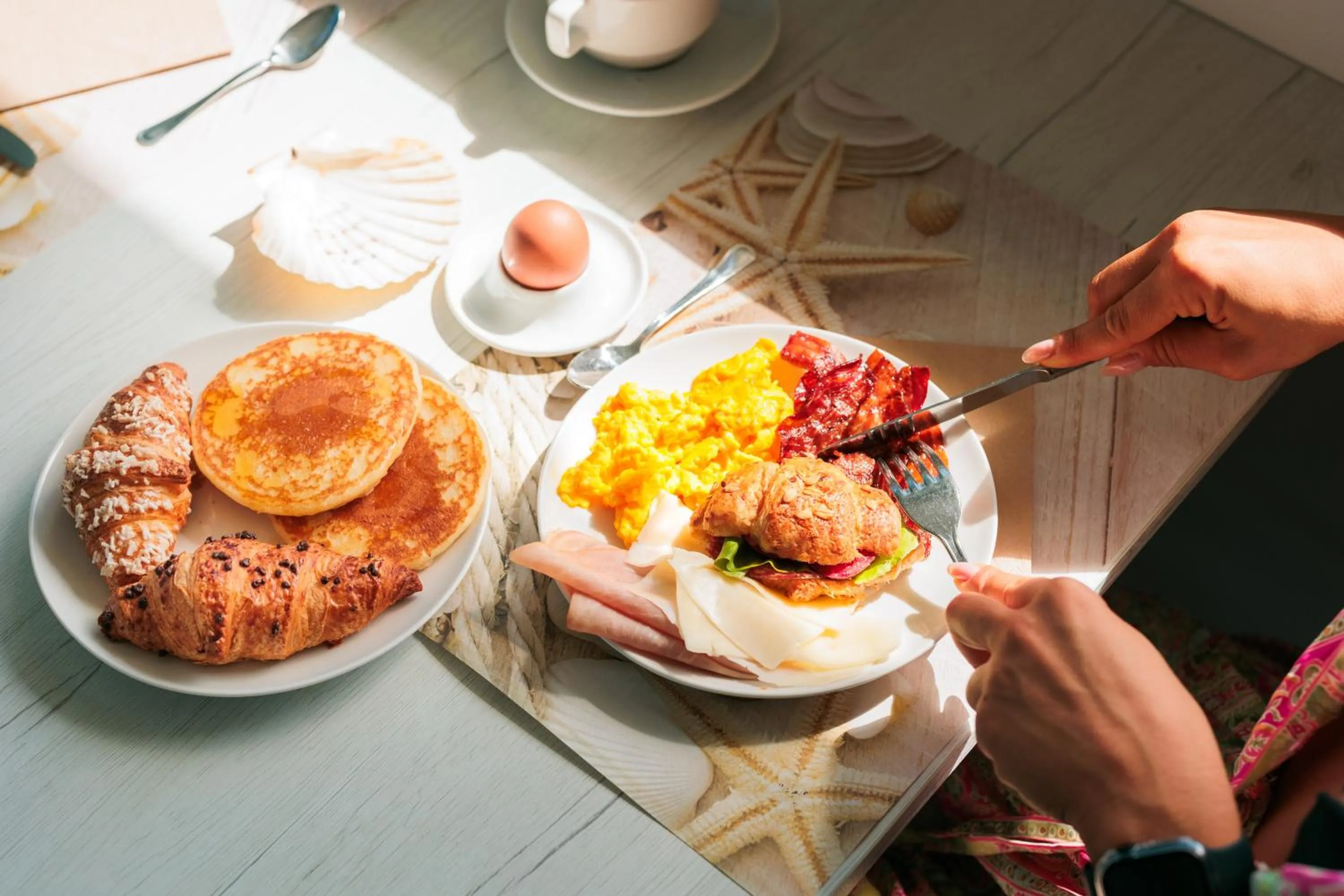 Breakfast in Hotel Centrale Miramare